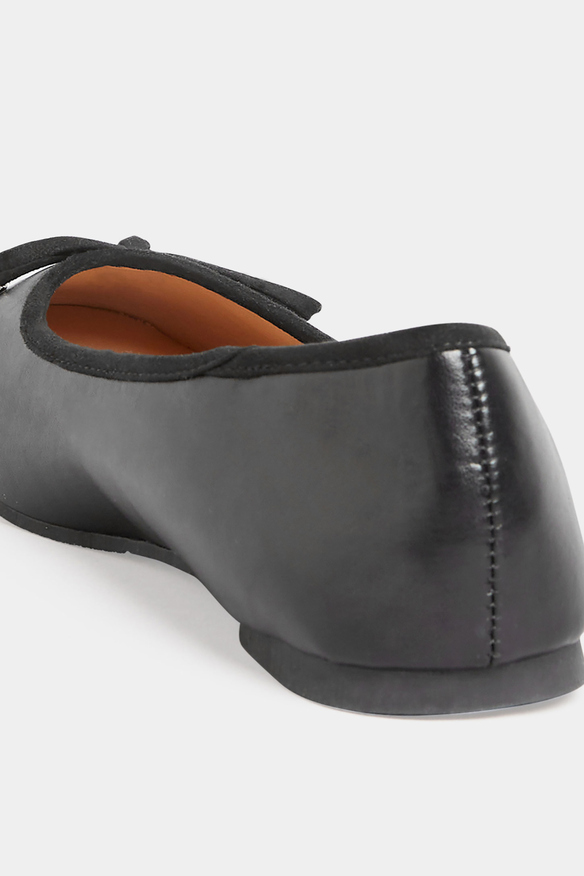 LTS Women's Black Ballerina Pumps In Standard Fit | Long Tall Sally 4