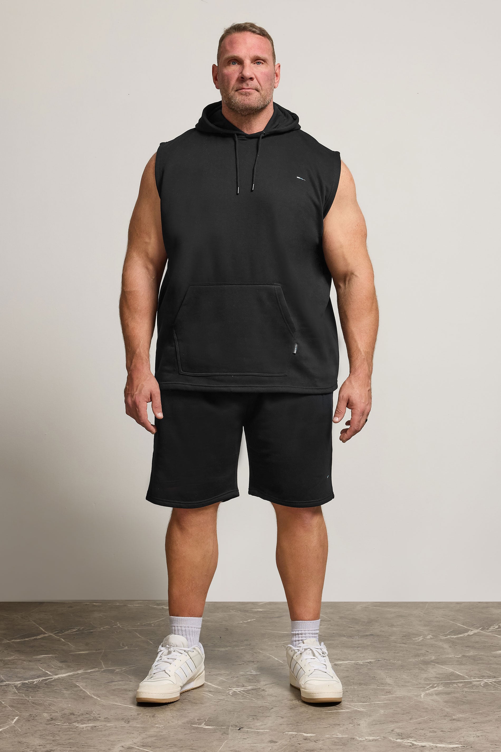 BadRhino Black Essential Jogger Shorts | BadRhino 1