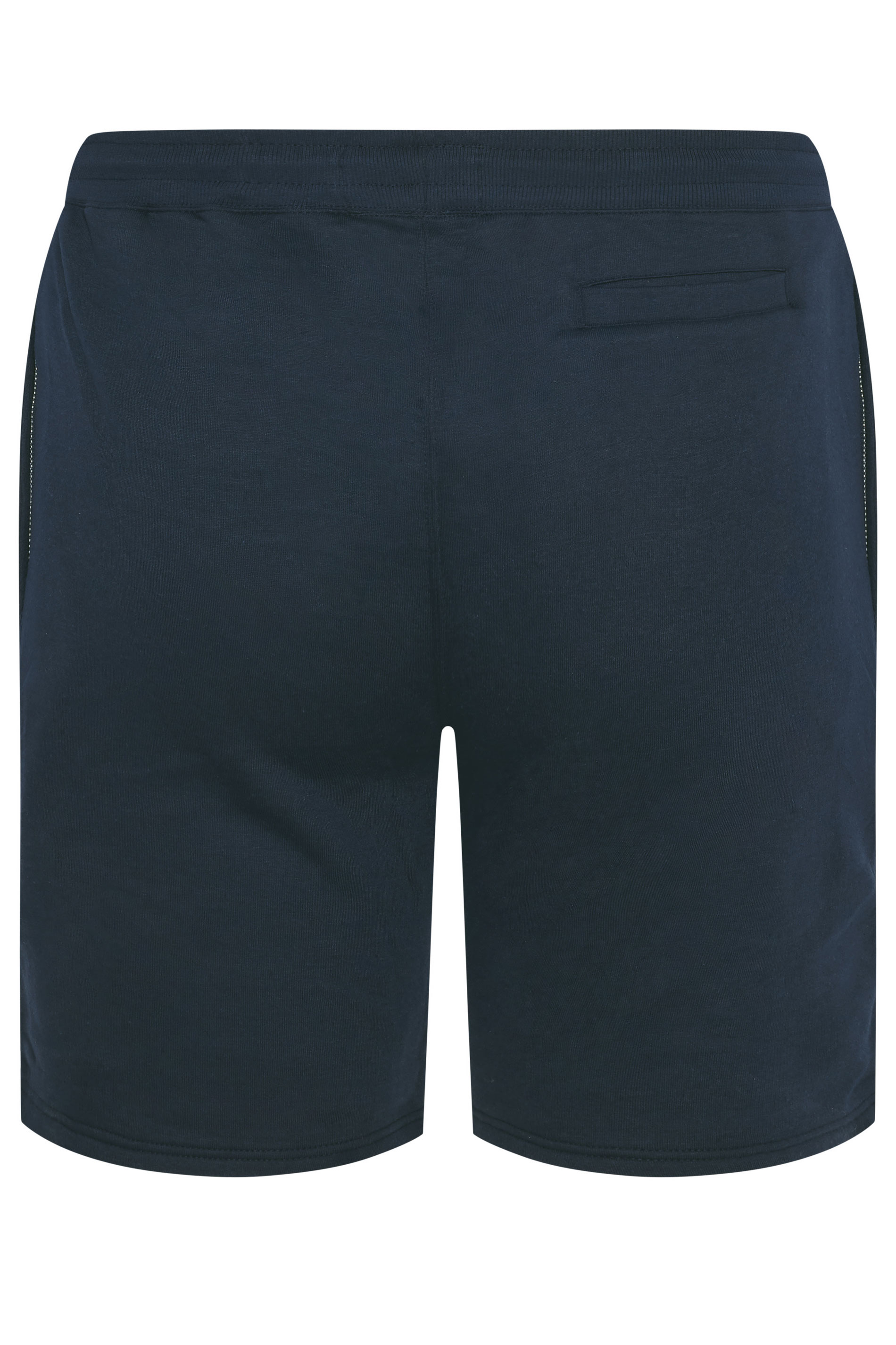 BadRhino Big & Tall Navy Blue Zip Pocket Jogger Shorts | BadRhino 1