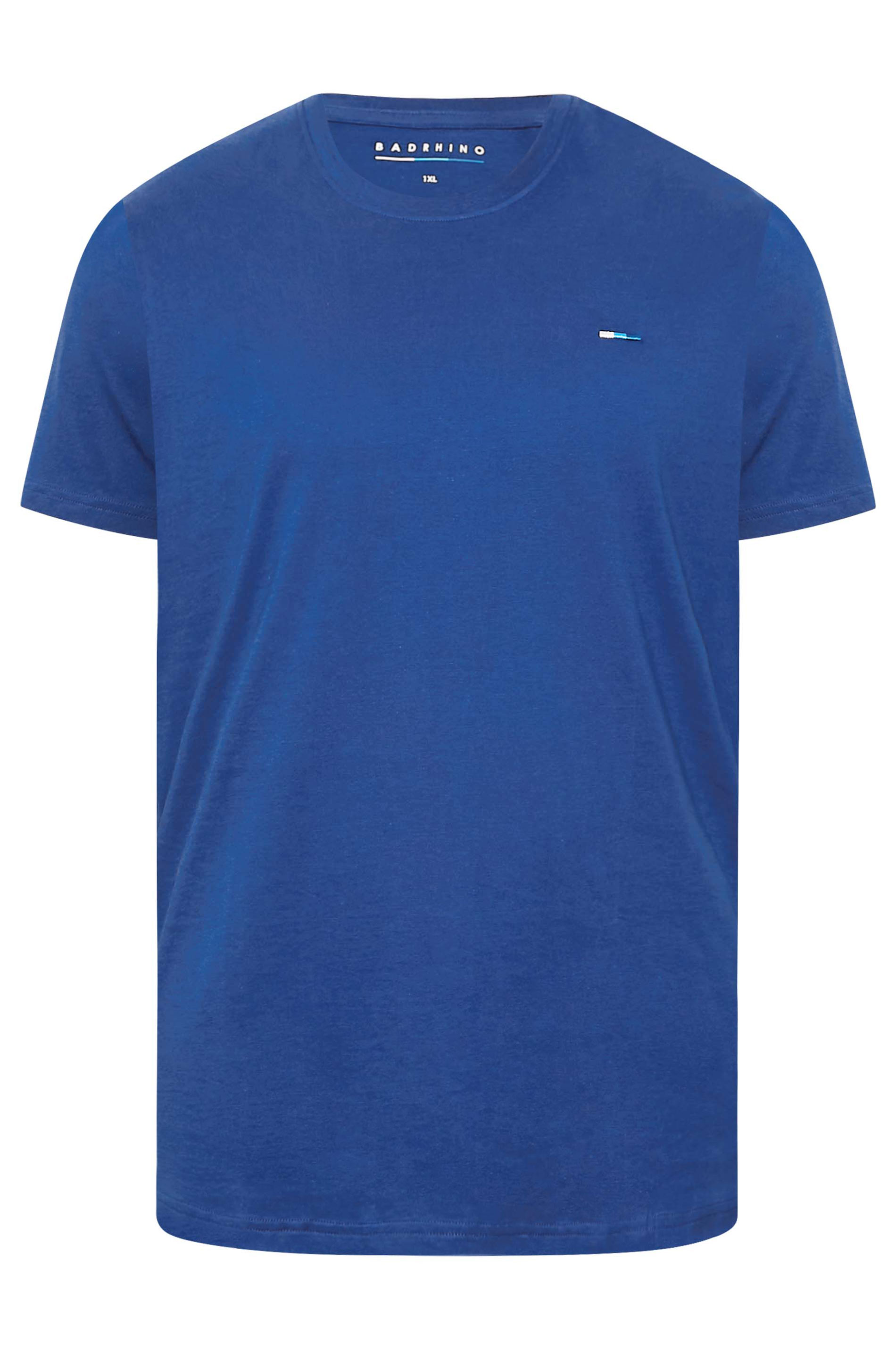 BadRhino Big & Tall 5 PACK Blue & Black Core T-Shirts | BadRhino  14