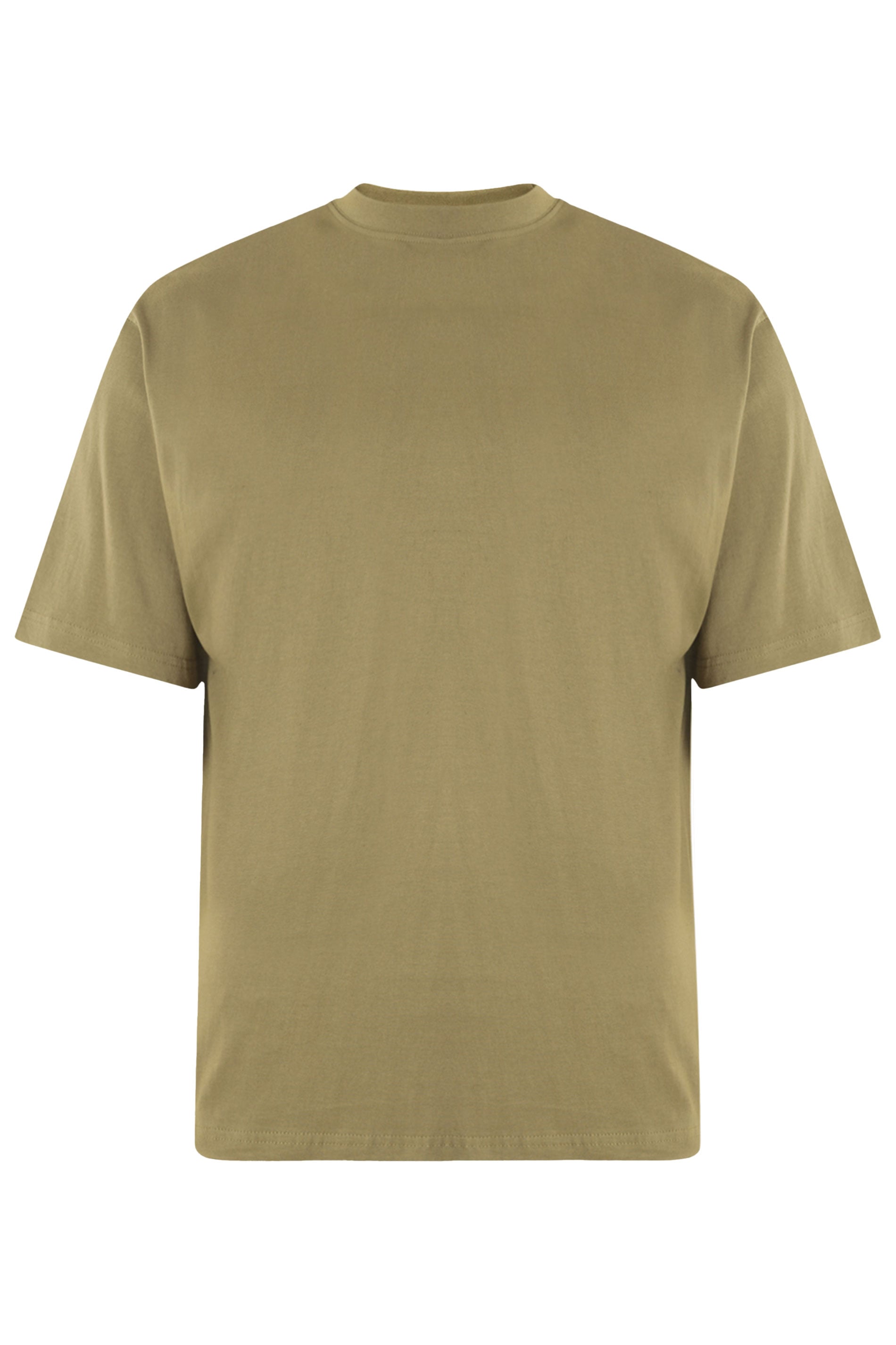 KAM Olive Green Plain T-Shirt | BadRhino 1