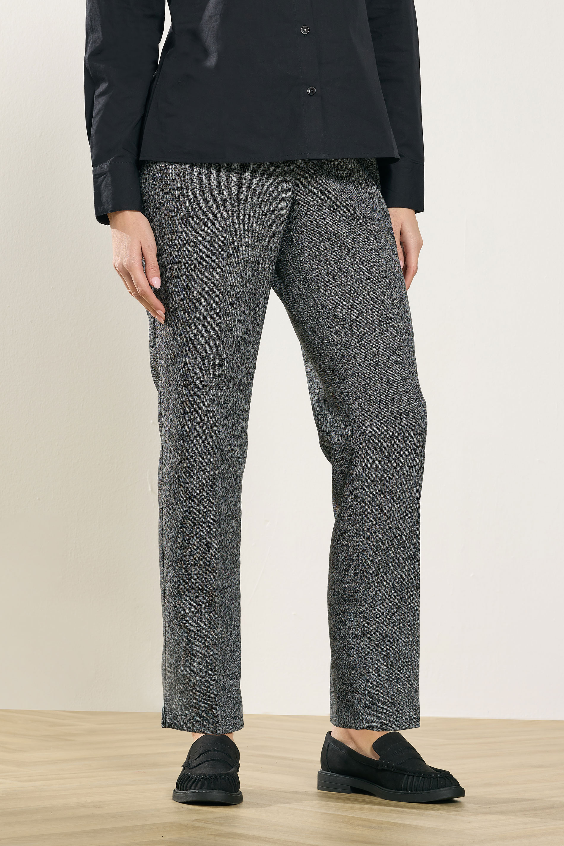 M&Co Grey Tapered Trousers | M&Co 3