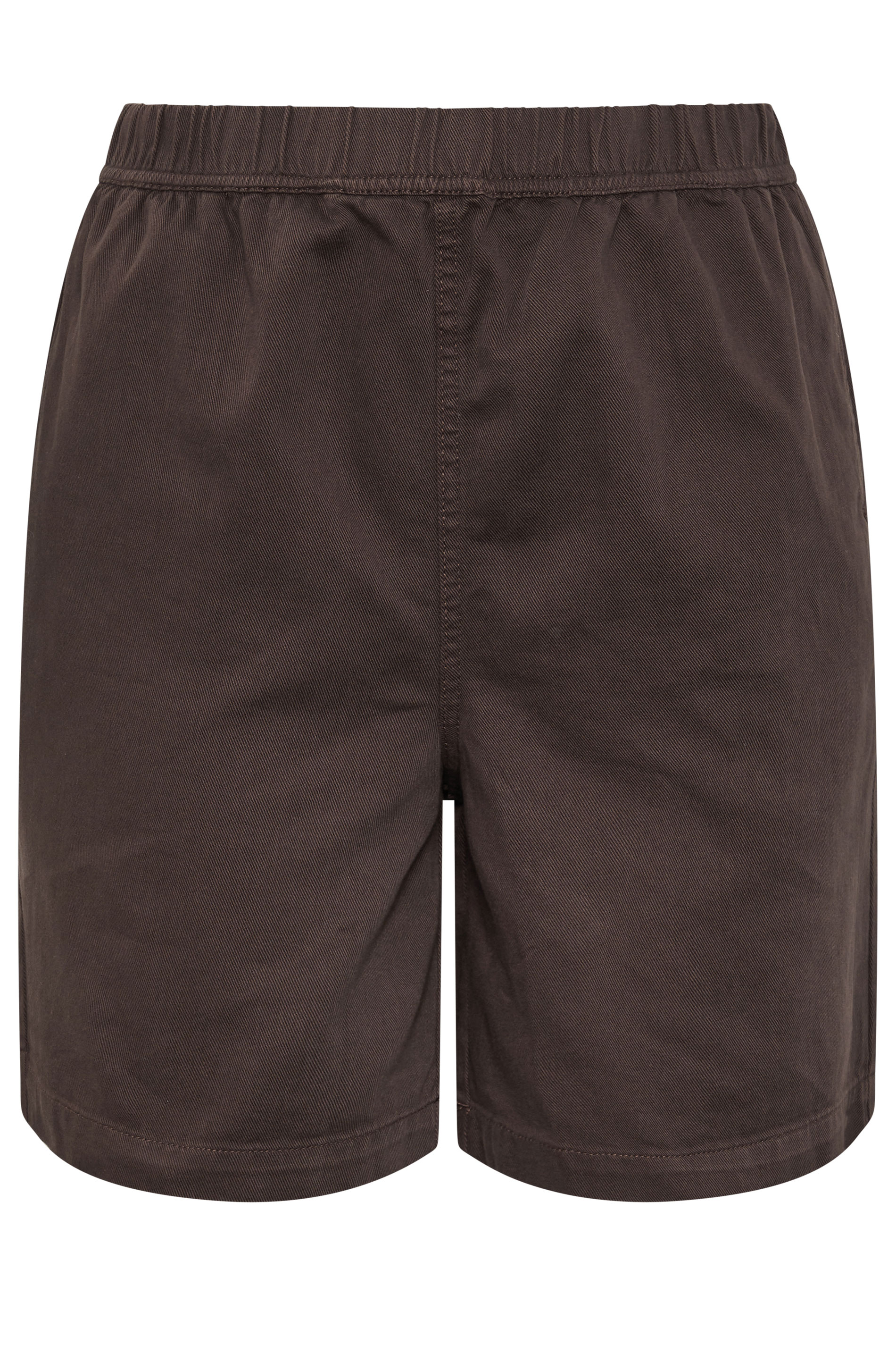 YOURS Plus Size Chocolate Brown Denim Shorts | Yours Clothing 5