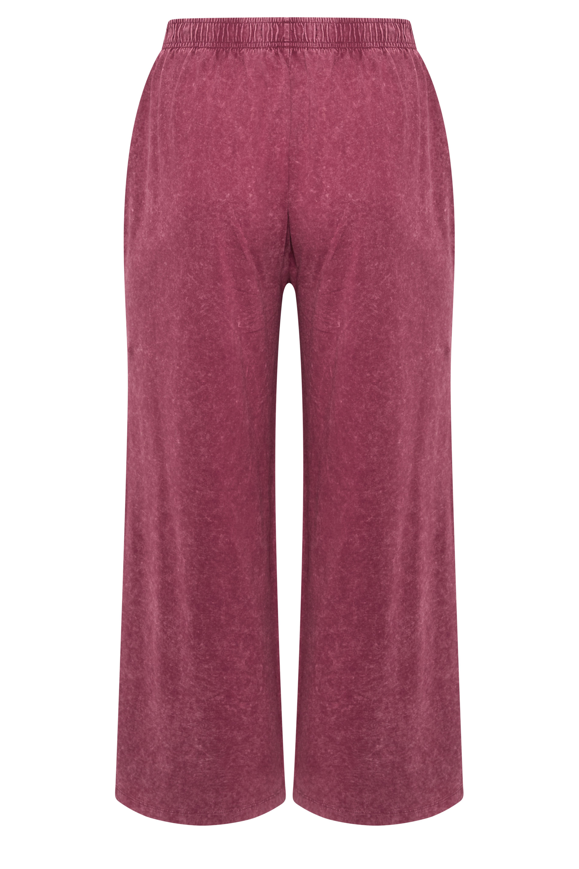 LIMITED COLLECTION Plus Size Red Acid wash Trousers | Yours Clothing 2