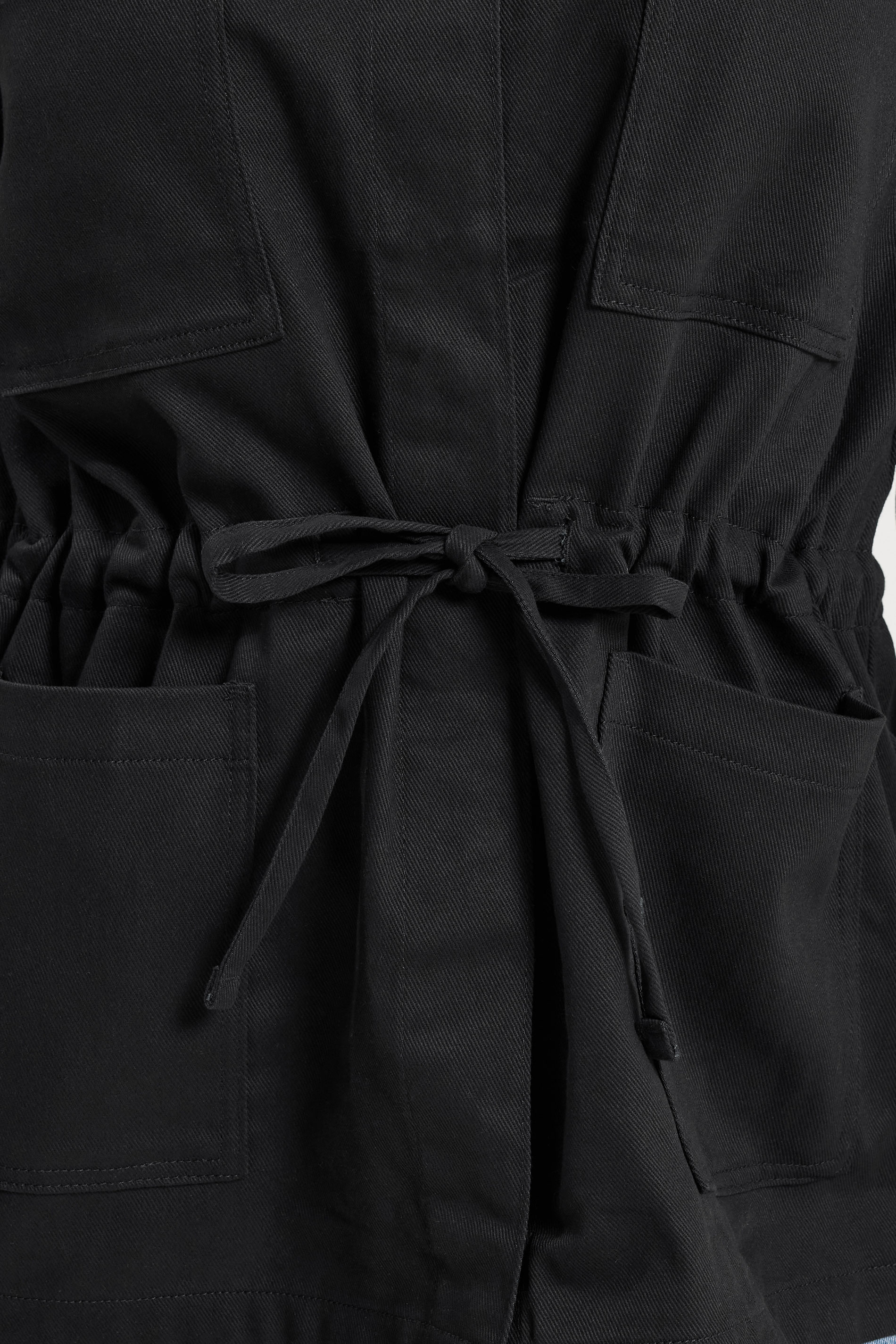 YOURS Plus Size Black Carpenter Jacket | Yours Clothing 5
