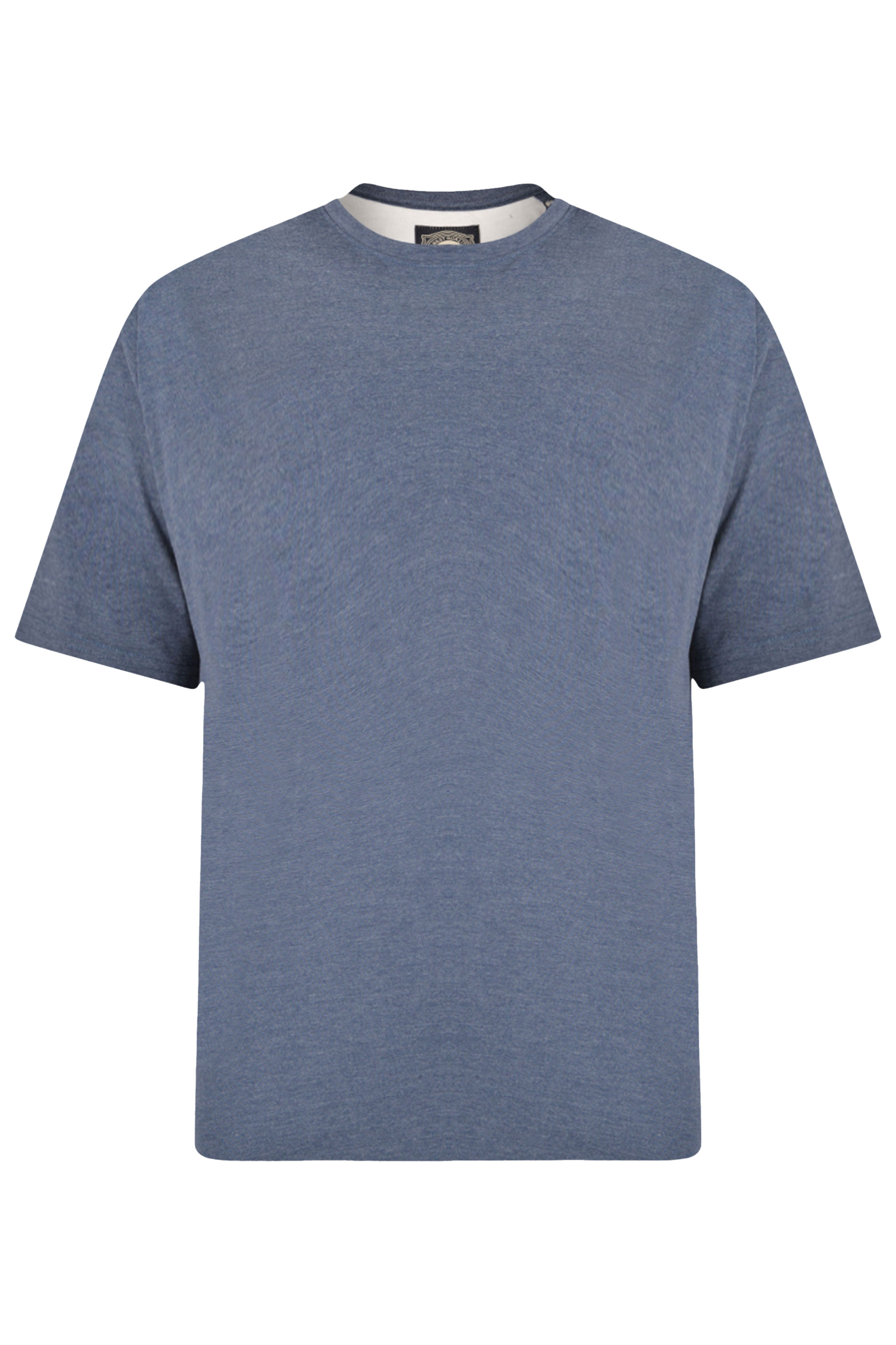 KAM Indigo Blue Plain T-Shirt | BadRhino 1