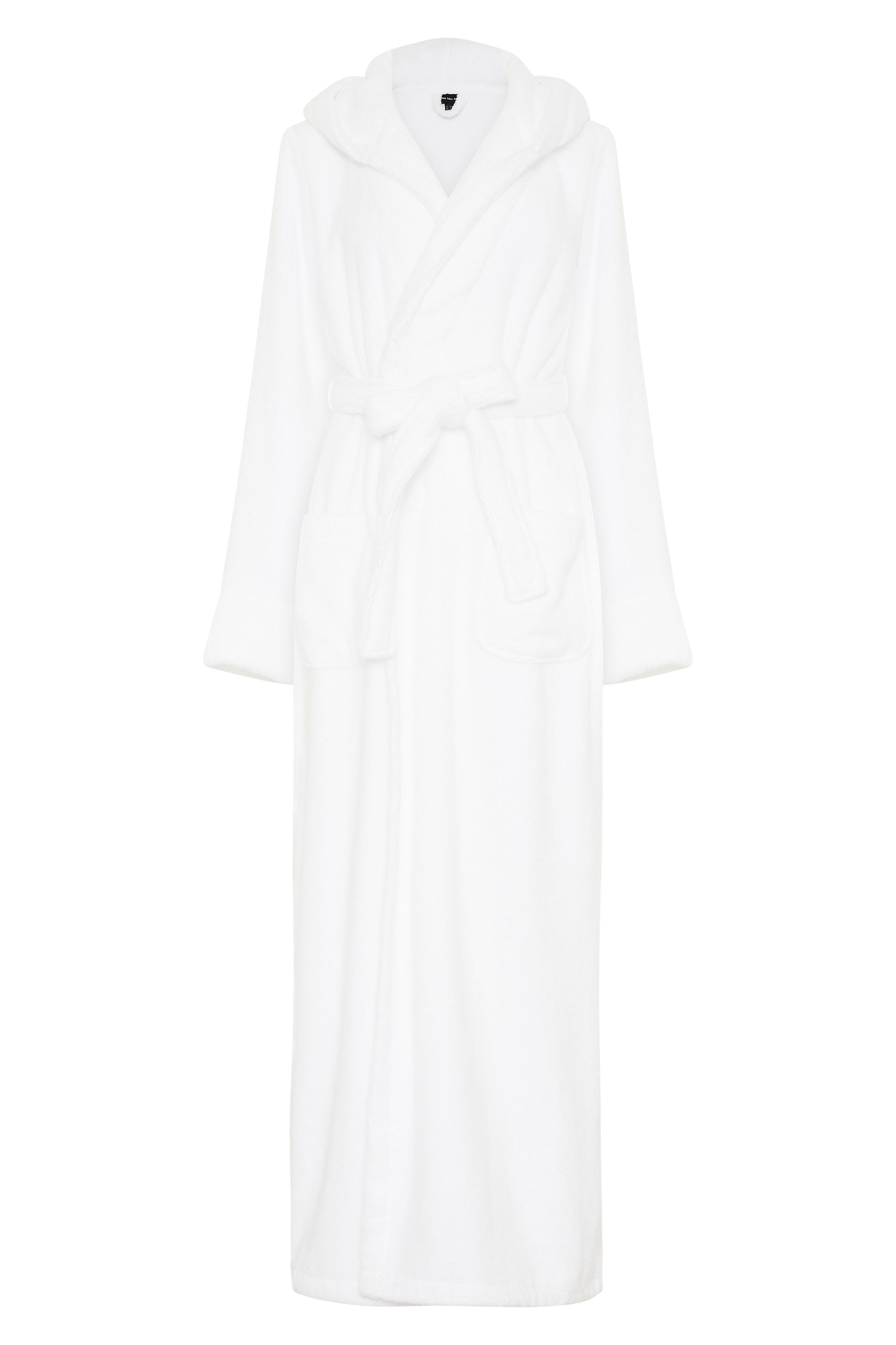 LTS PREMIUM Tall Womens White Cotton Towelling Maxi Robe | Long Tall Sally 7