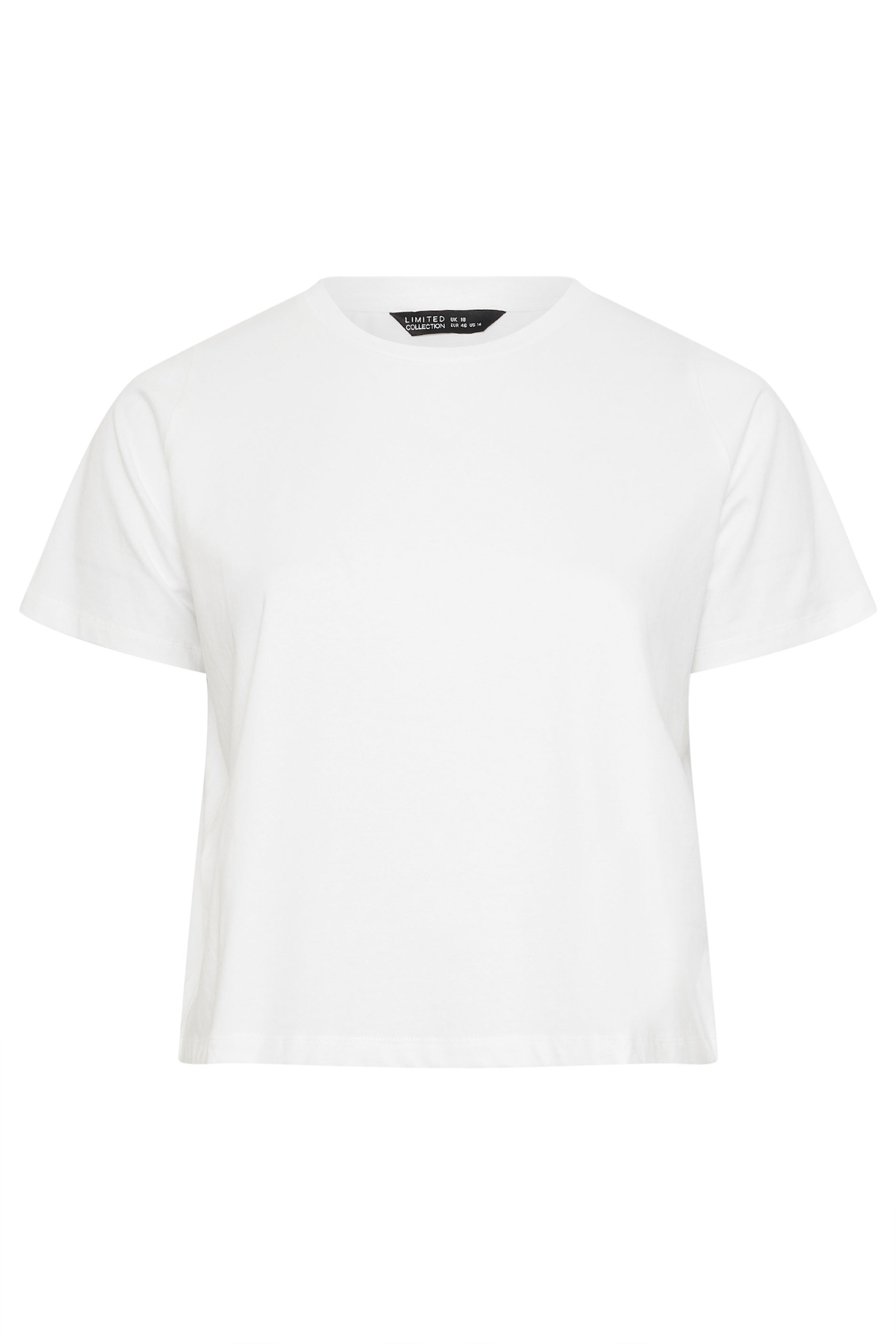 LIMITED COLLECTION Plus Size White Boxy T-Shirt | Yours Clothing 5