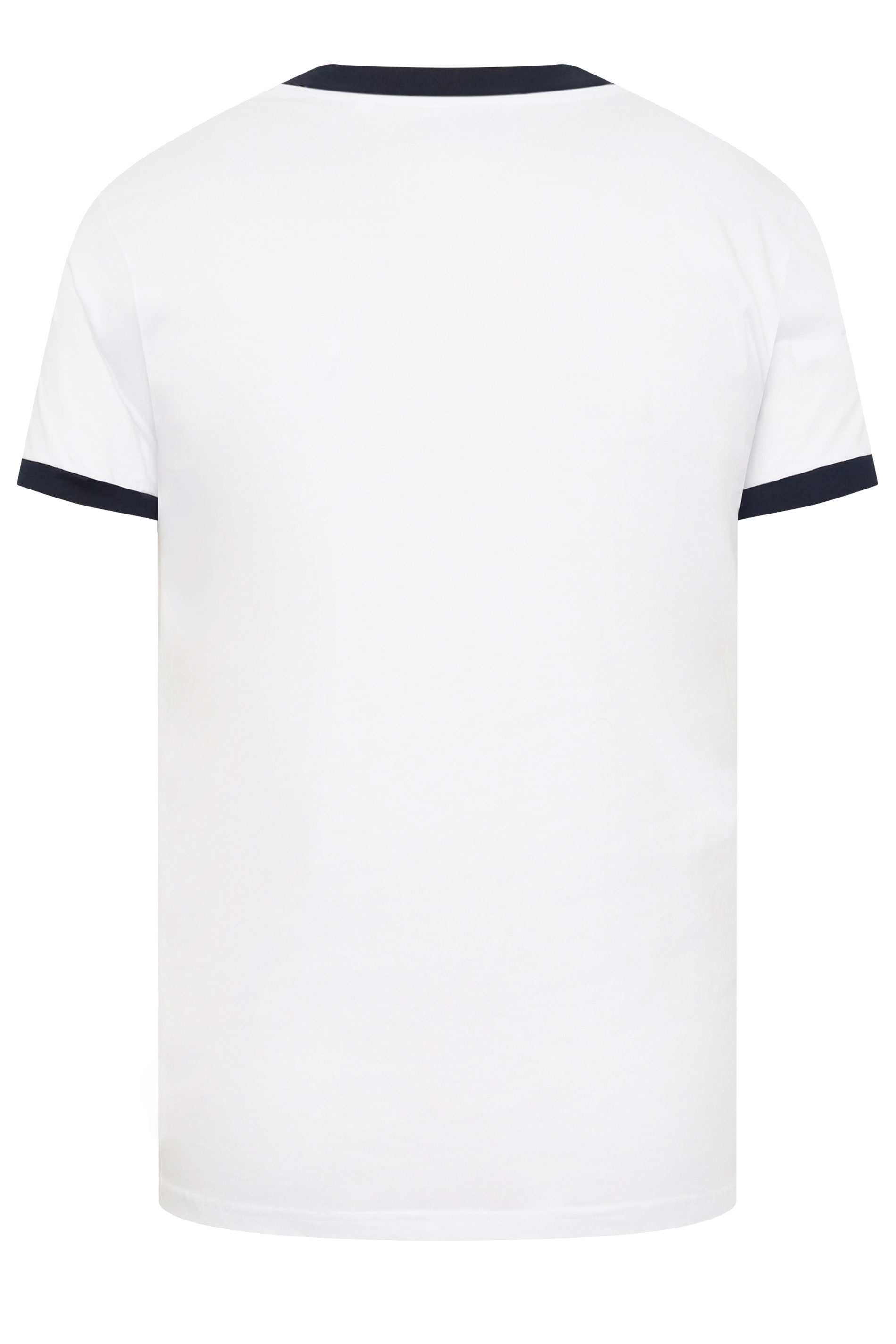BadRhino Big & Tall White Ringer T-Shirt | BadRhino 6