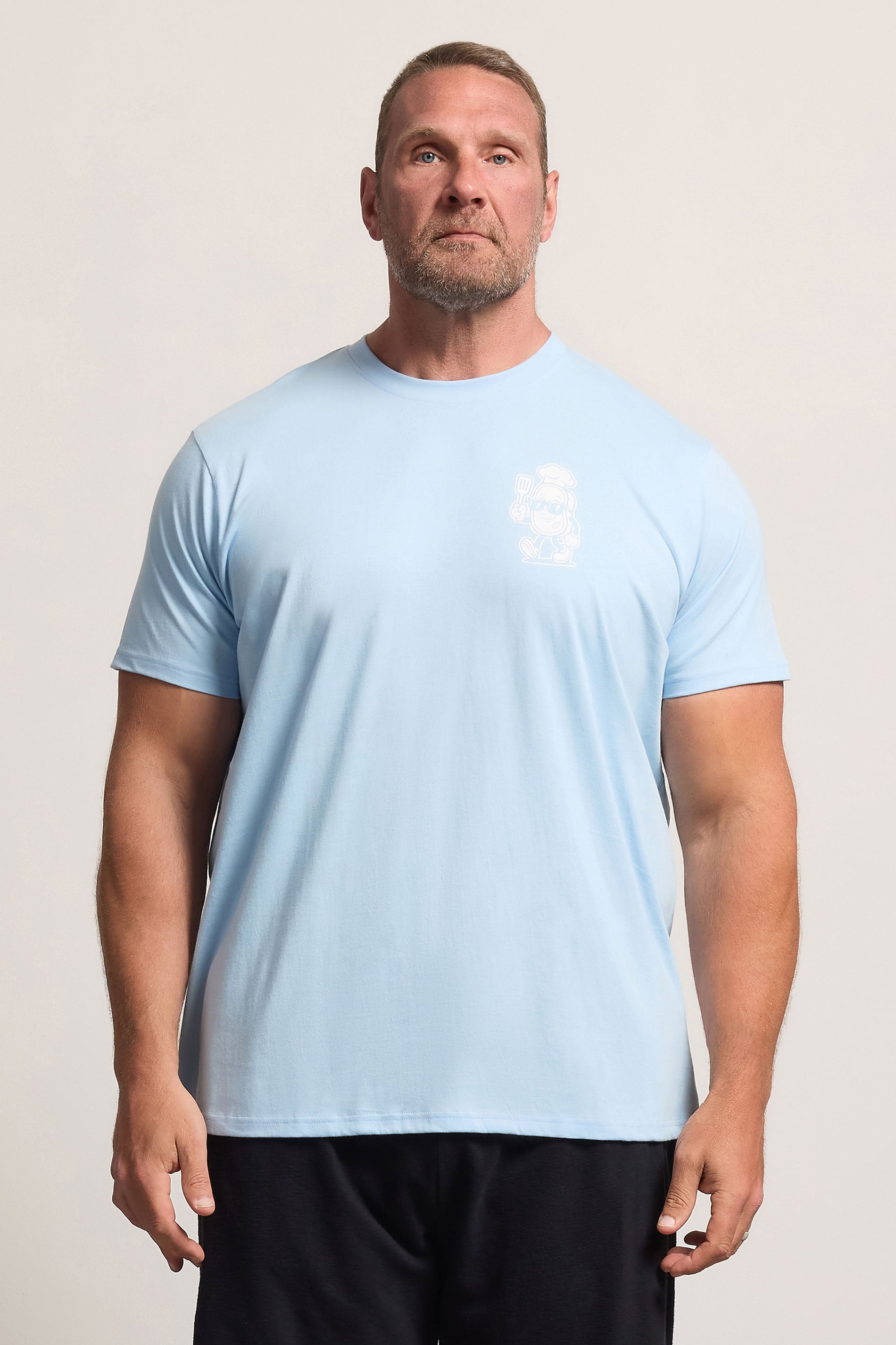 BadRhino Big & Tall Blue 'Meat Grill' Graphic T-Shirt | BadRhino 3