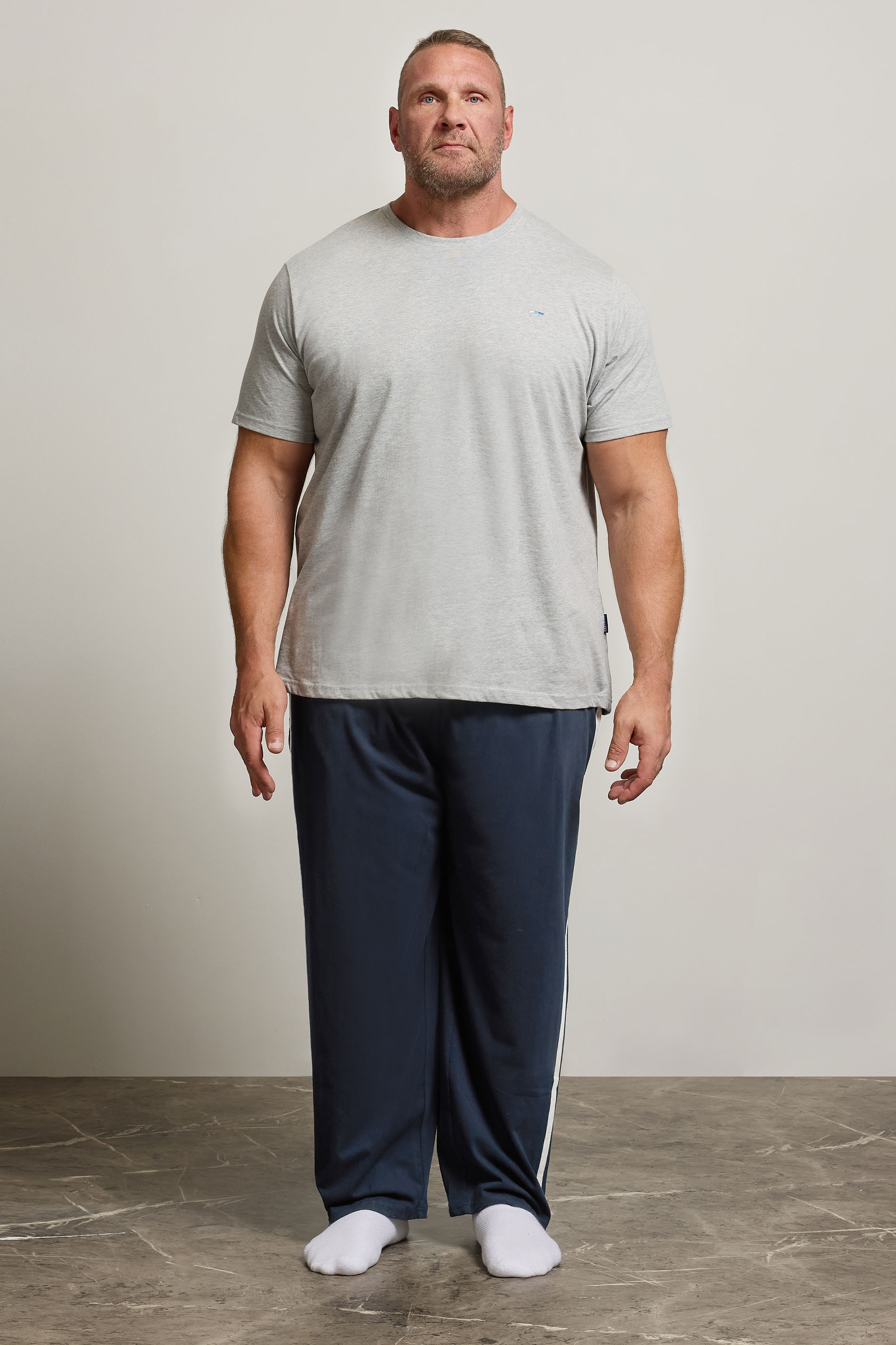 BadRhino Big & Tall Navy Blue Lightweight Lounge Joggers | BadRhino 1