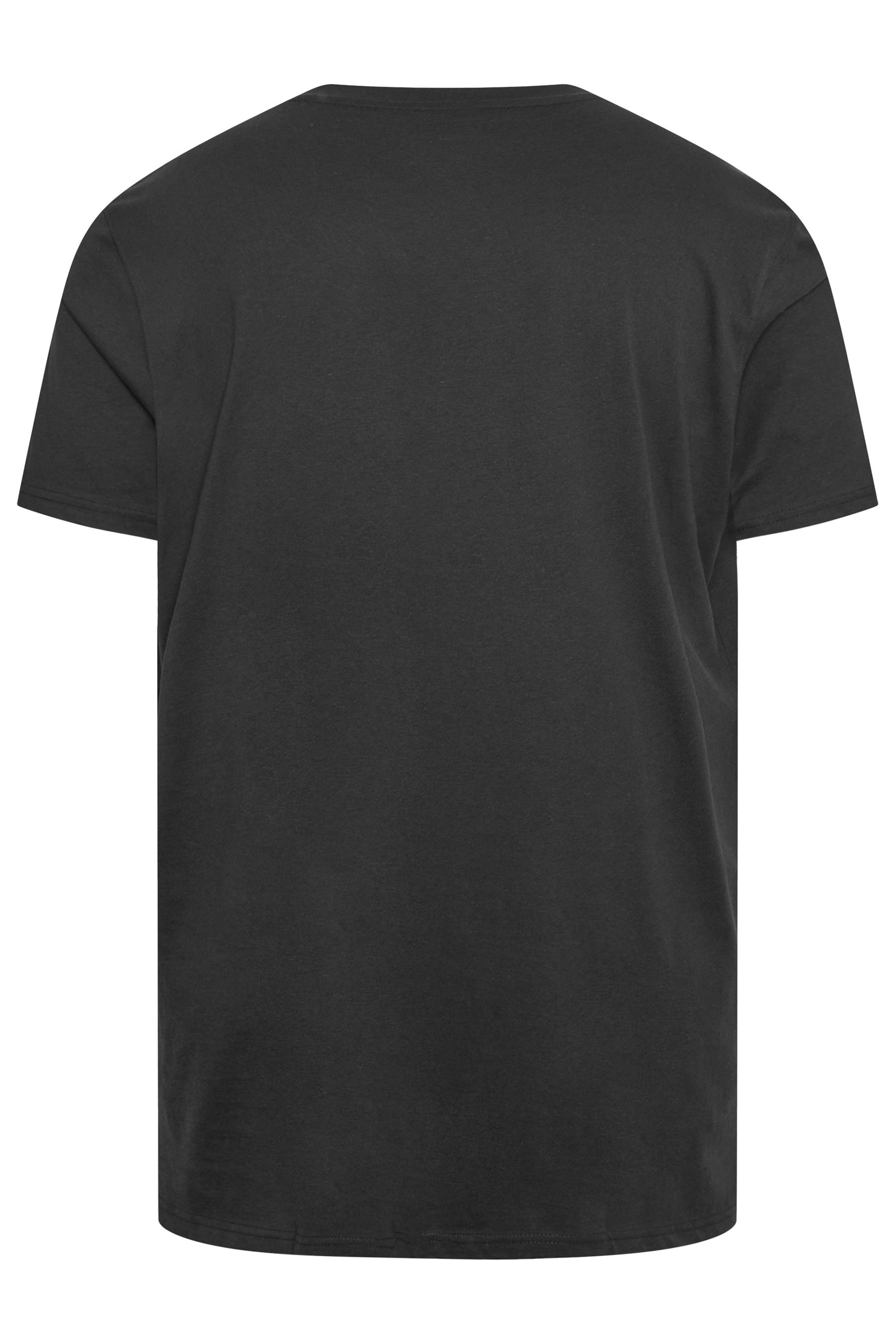 D555 Big & Tall Black Short Sleeve T-Shirt | BadRhino 2