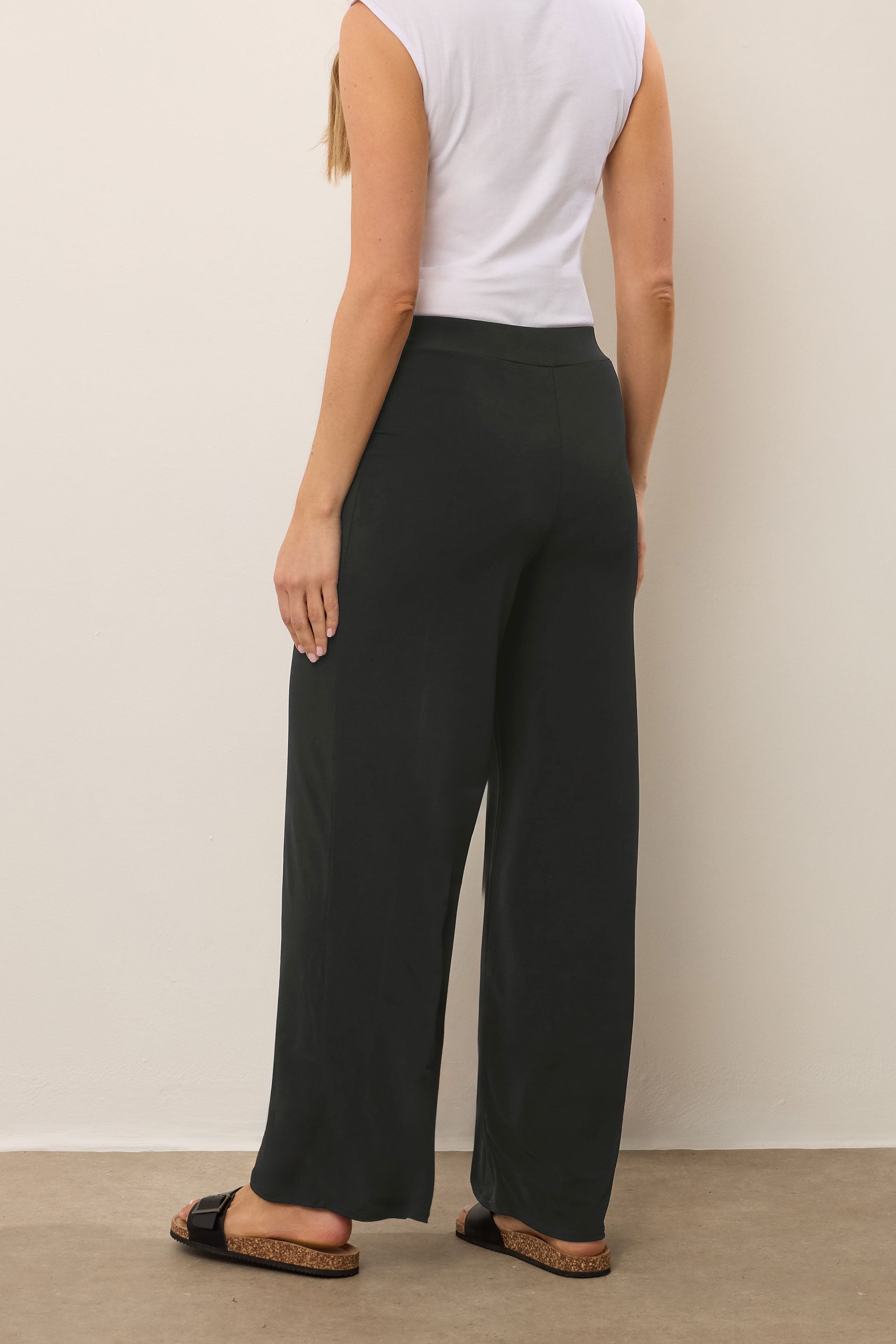 LTS Tall Women's Black Palazzo Wide Leg Trousers | Long Tall Sally 2