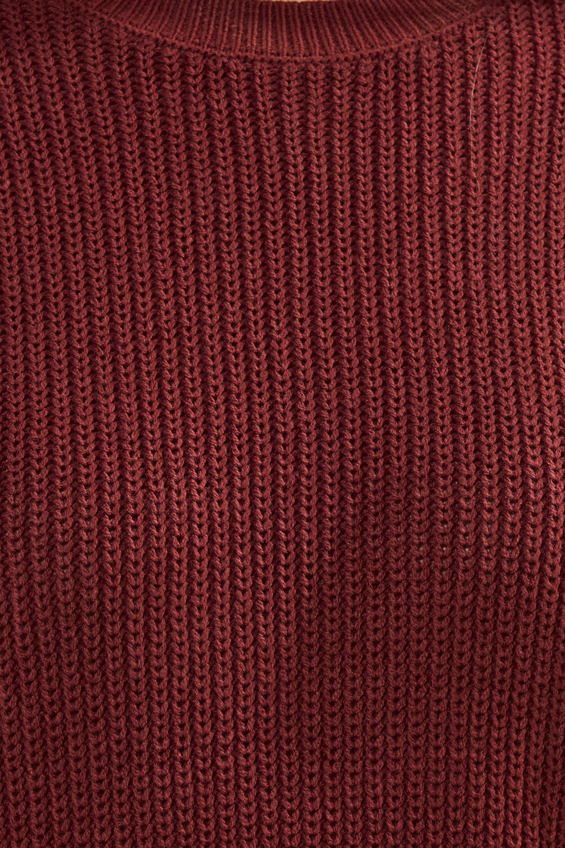 YOURS Plus Size Burgundy Red Drop Shoulder Jumper| Yours Clothing 4