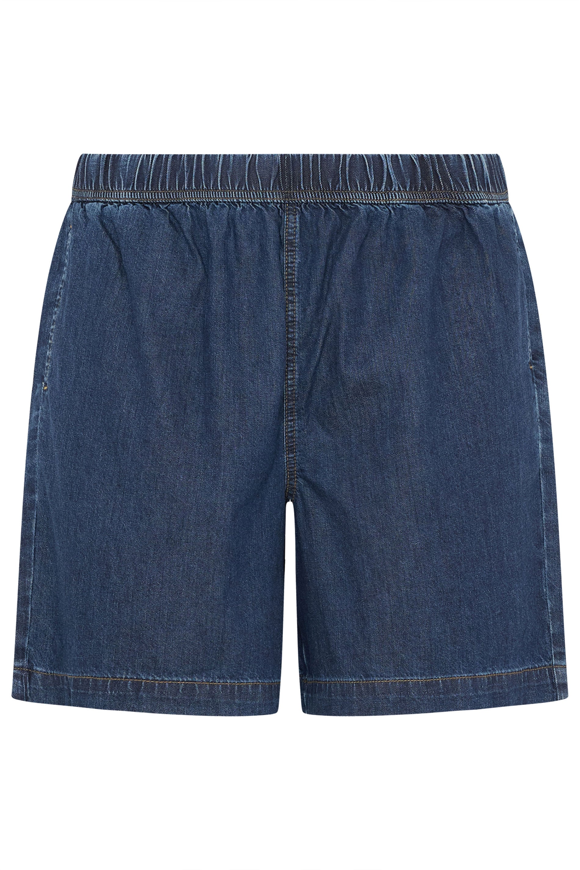 YOURS Plus Size Indigo Blue Denim Shorts | Yours Clothing 5