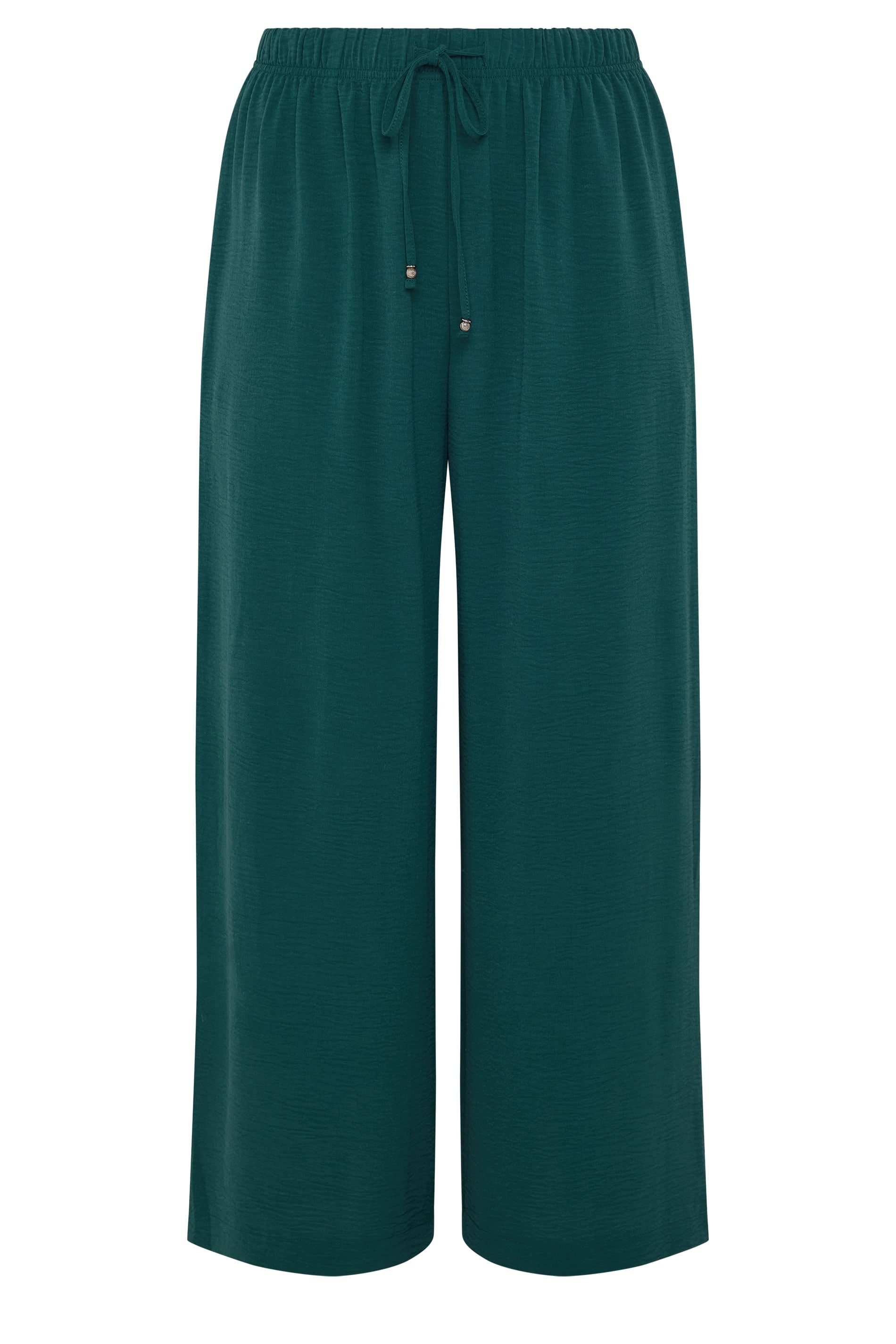 YOURS Plus Size Teal Blue Washed Twill Trousers | Yours Clothing 5