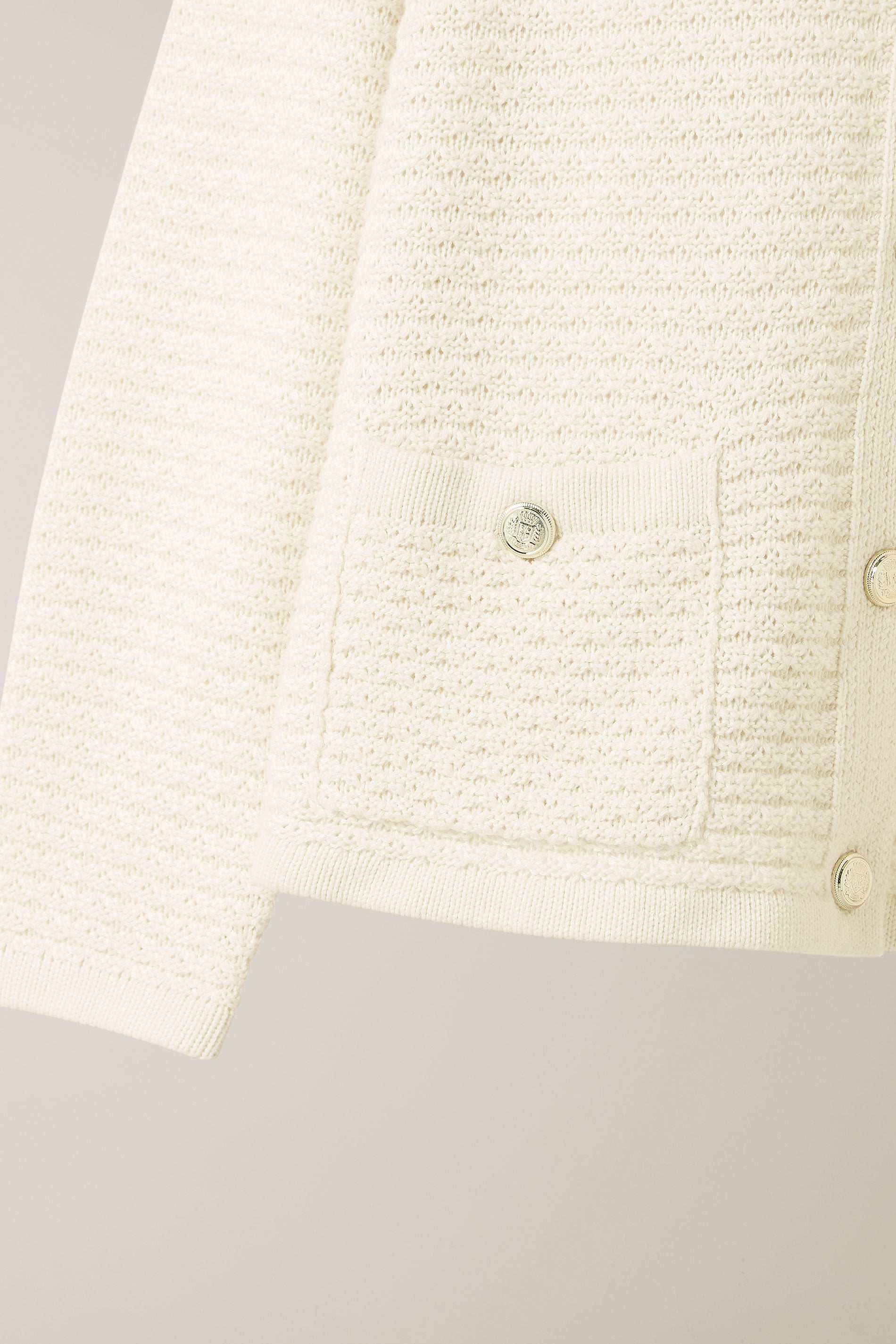 EVANS Plus Size Cream Button Through Knitted Cardigan | Evans  7