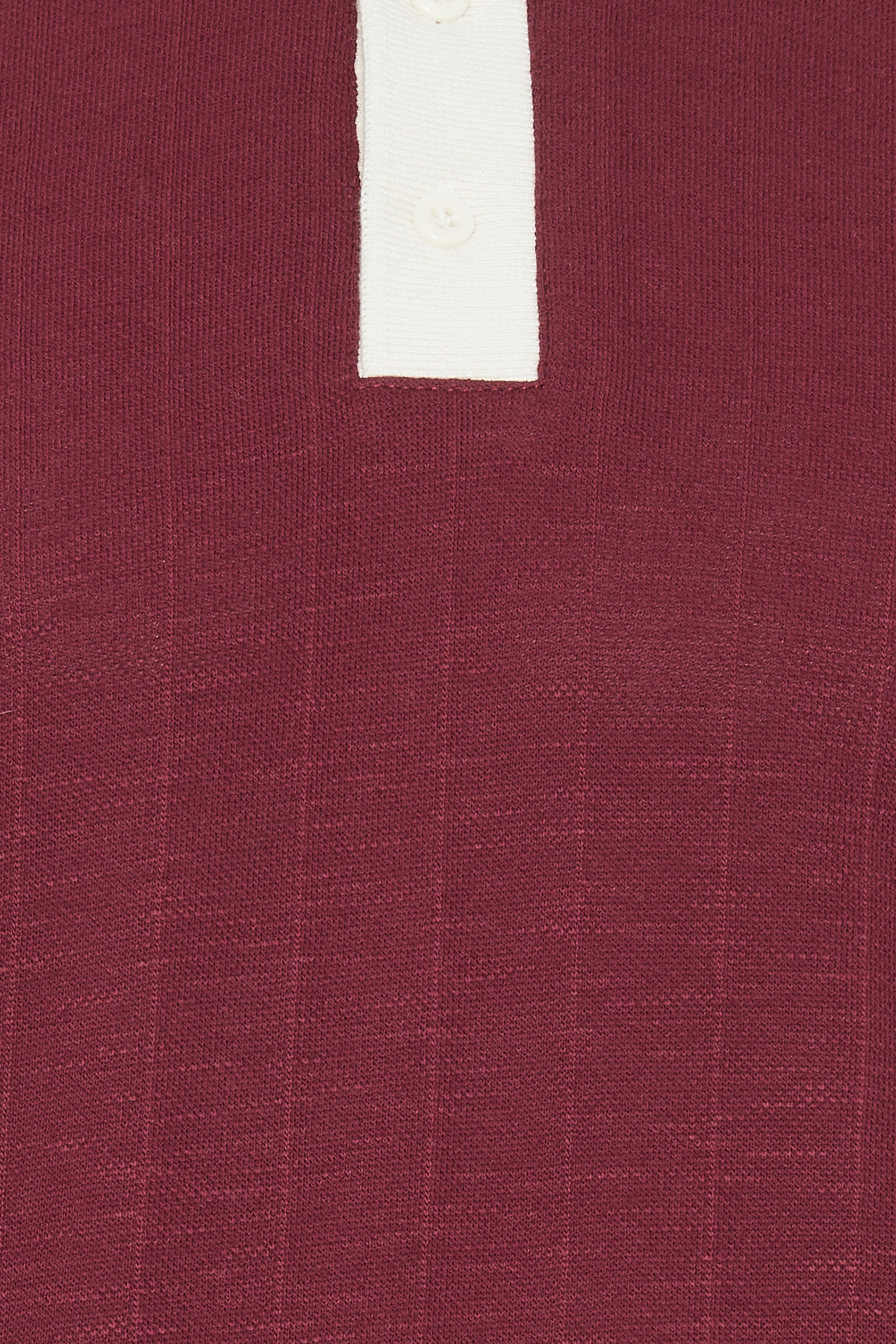 BadRhino Big & Tall Wine Red Mini Check Tipped Polo Shirt | BadRhino 7