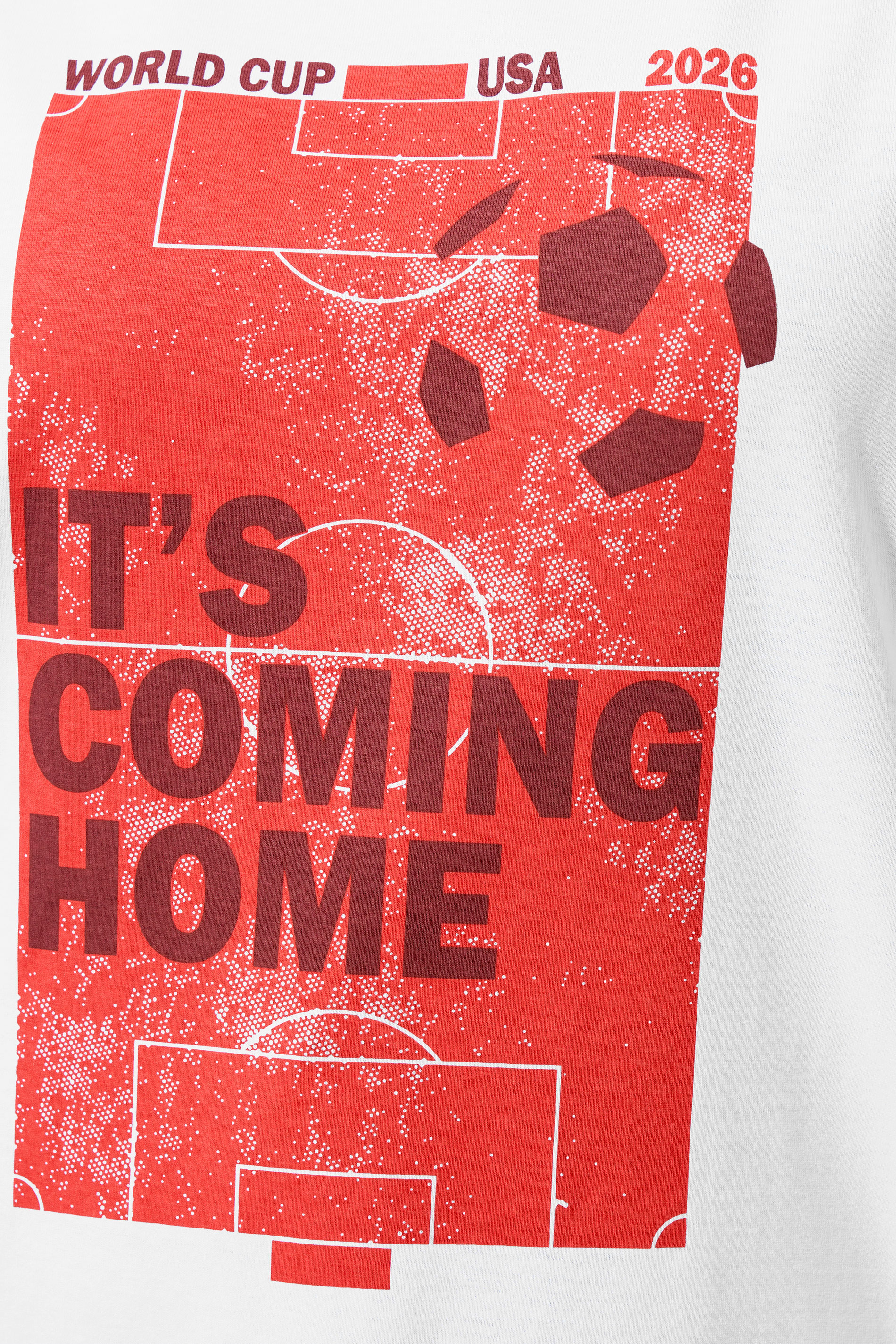 LIMITED COLLECTION Plus Size White 'It's Coming Home' England T-Shirt | Yours Clothing 4