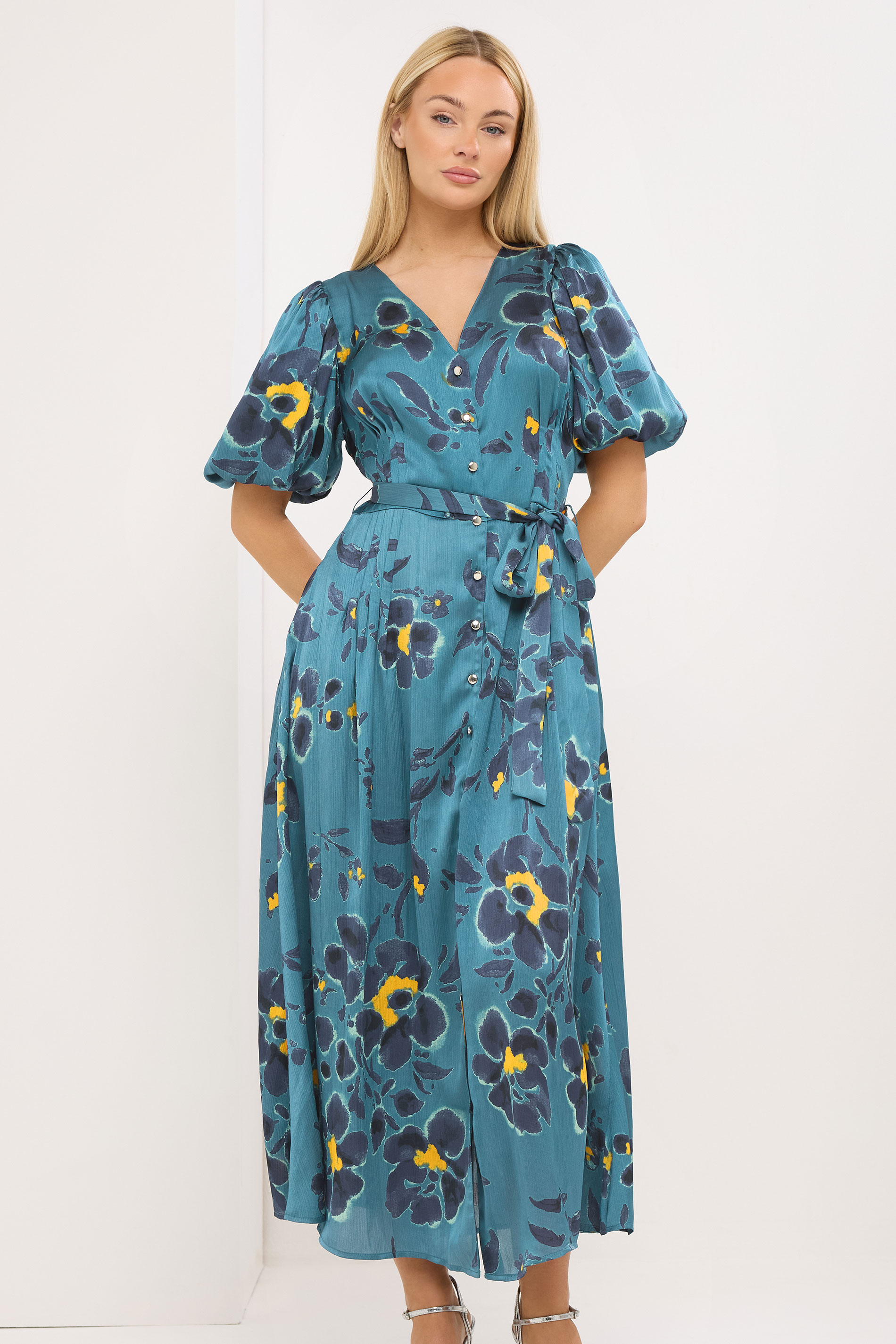 STAR Blue Floral Shirt Dress | StarByJM 1