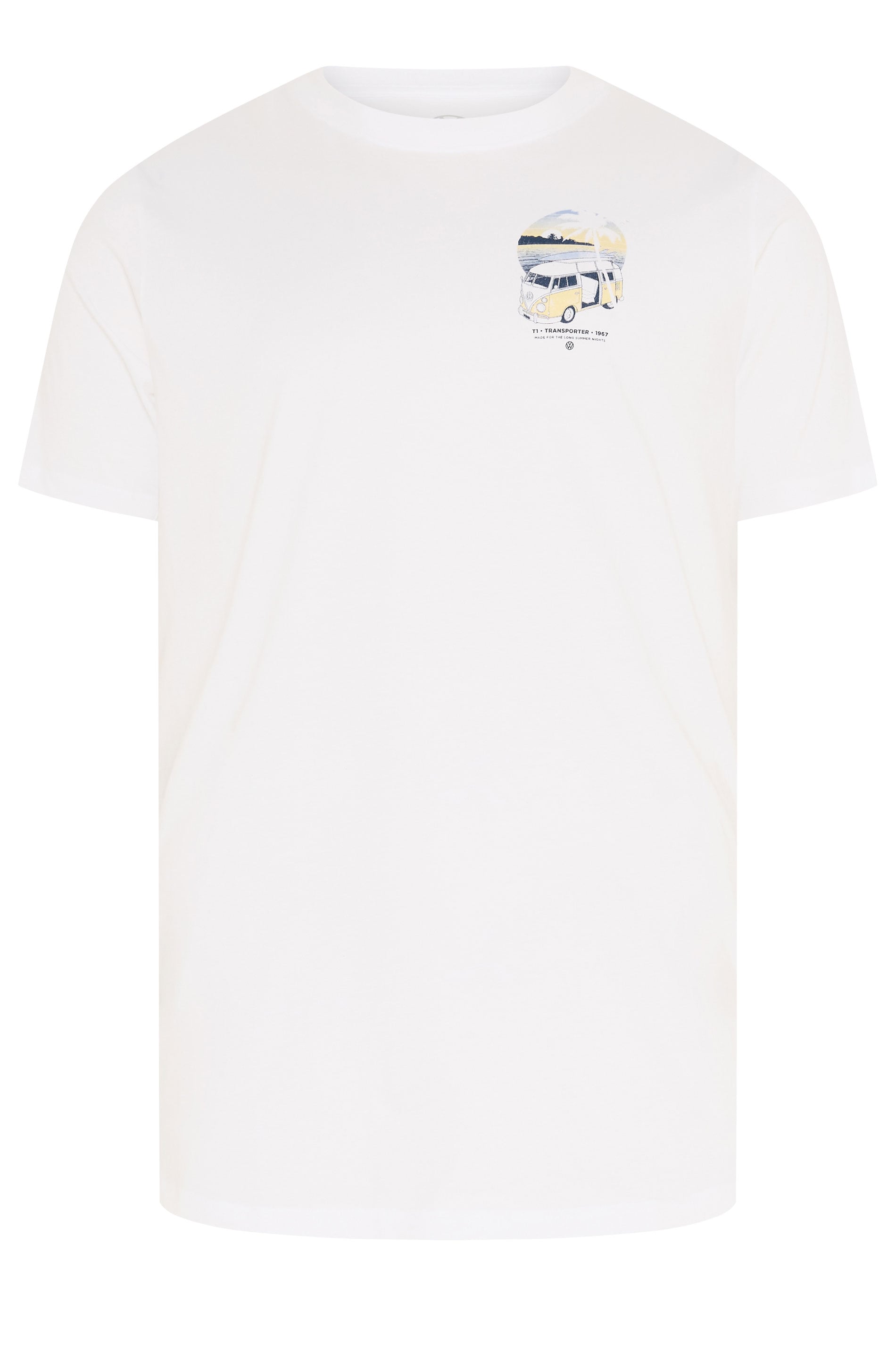 BadRhino Big & Tall White Volkswagen Graphic T-Shirt 5