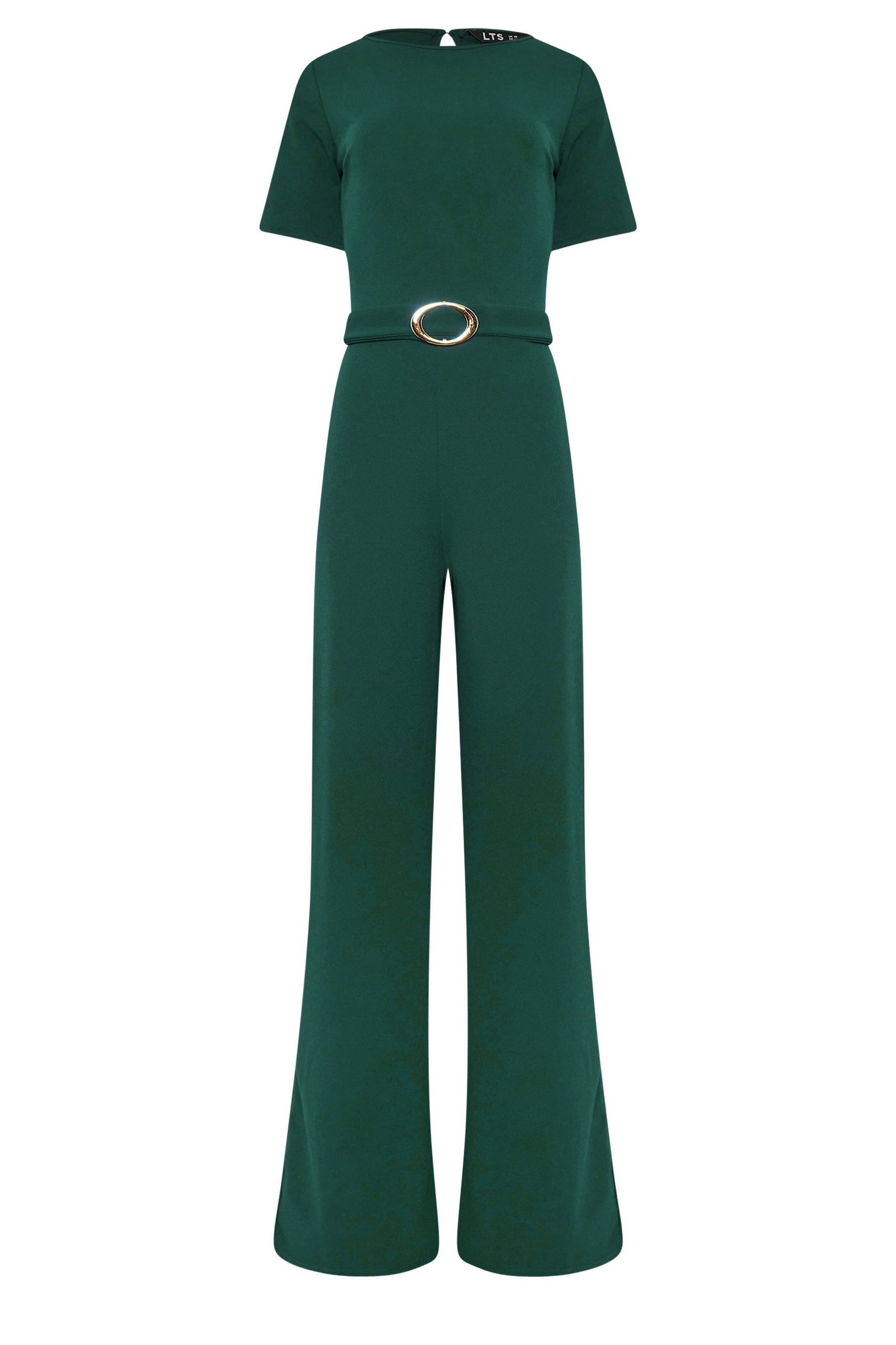 LTS Tall Dark Green Belted Jumpsuit | Long Tall Sally  5