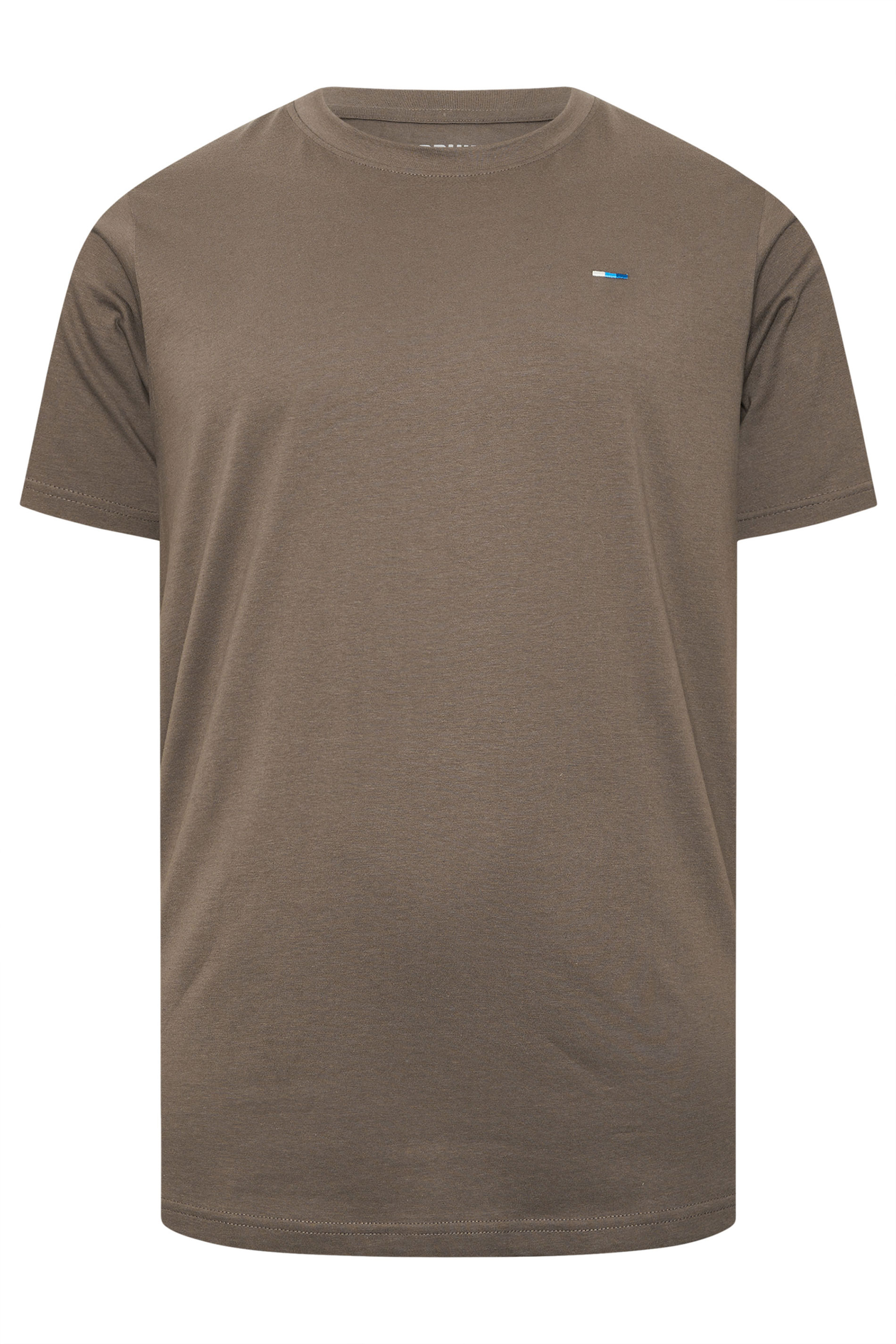 BadRhino Big & Tall 5 PACK Black/Green/Off White/Brown/Blue Extra Long T-Shirts 14