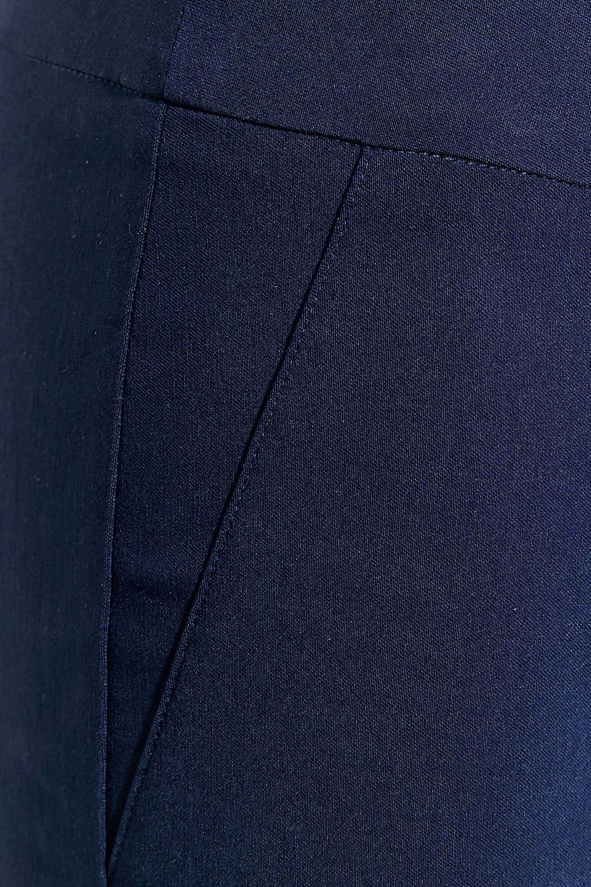 LTS Tall Women's Navy Blue Stretch Skinny Leg Trousers | Long Tall Sally 4