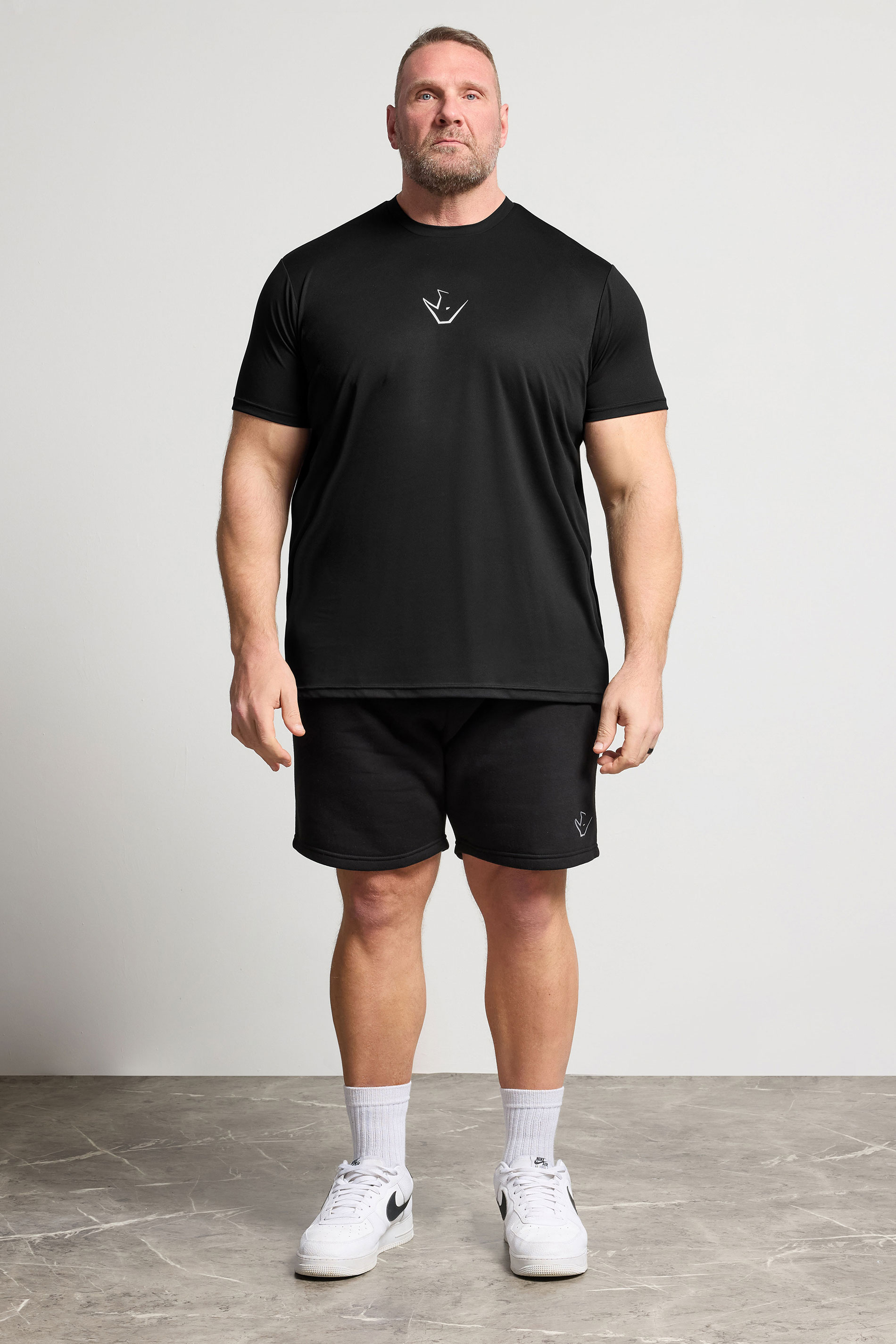 IronRhino Big & Tall Black Performance T-Shirt | BadRhino 2