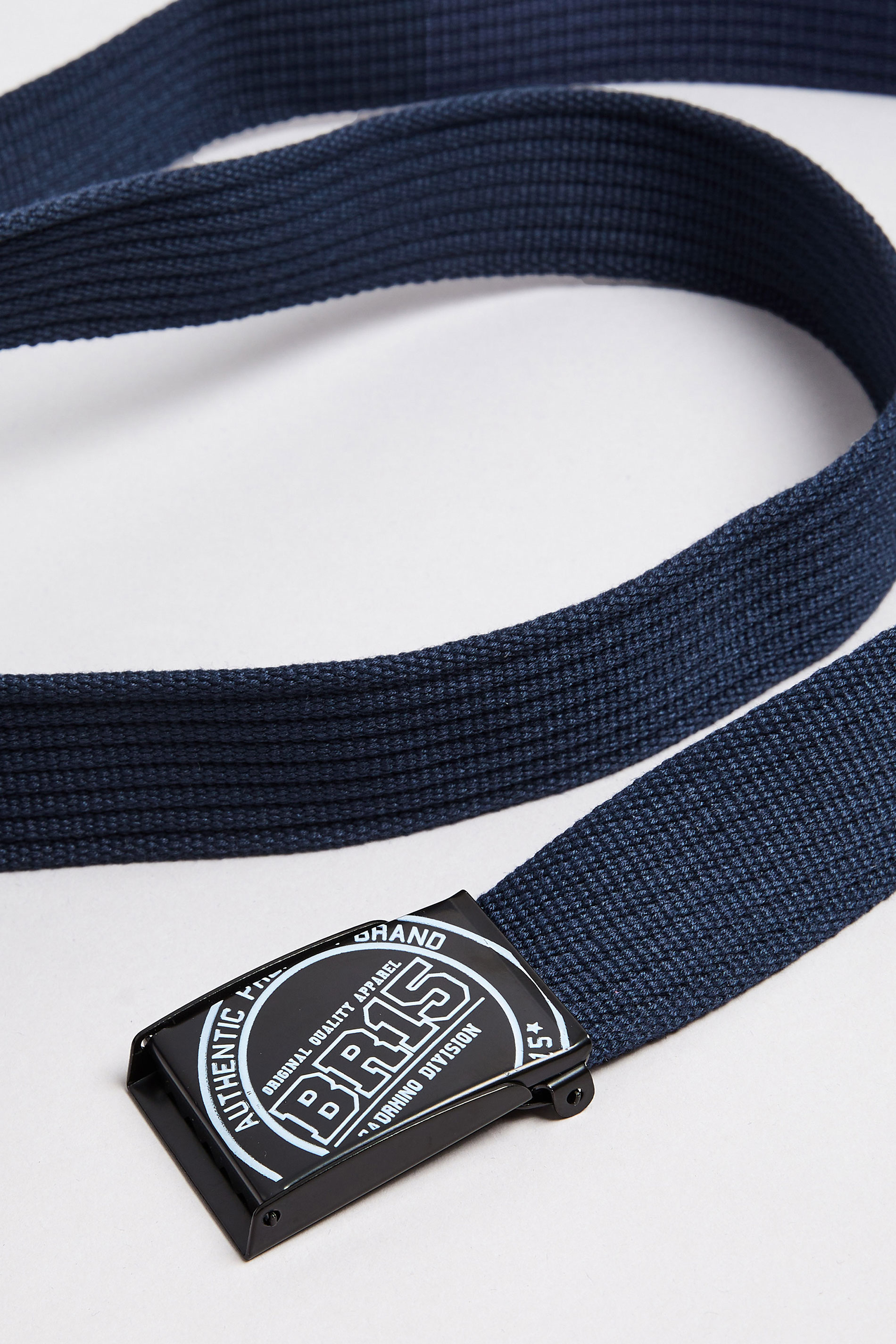 BadRhino Navy Blue Ribbed Webbing Belt 2
