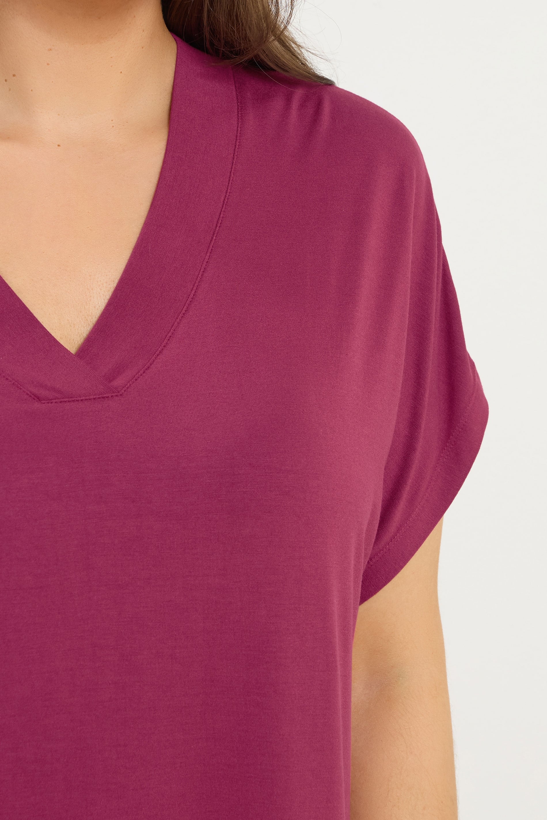 YOURS Plus Size Pink Grown-On Sleeve T-Shirt | Yours Clothing 4