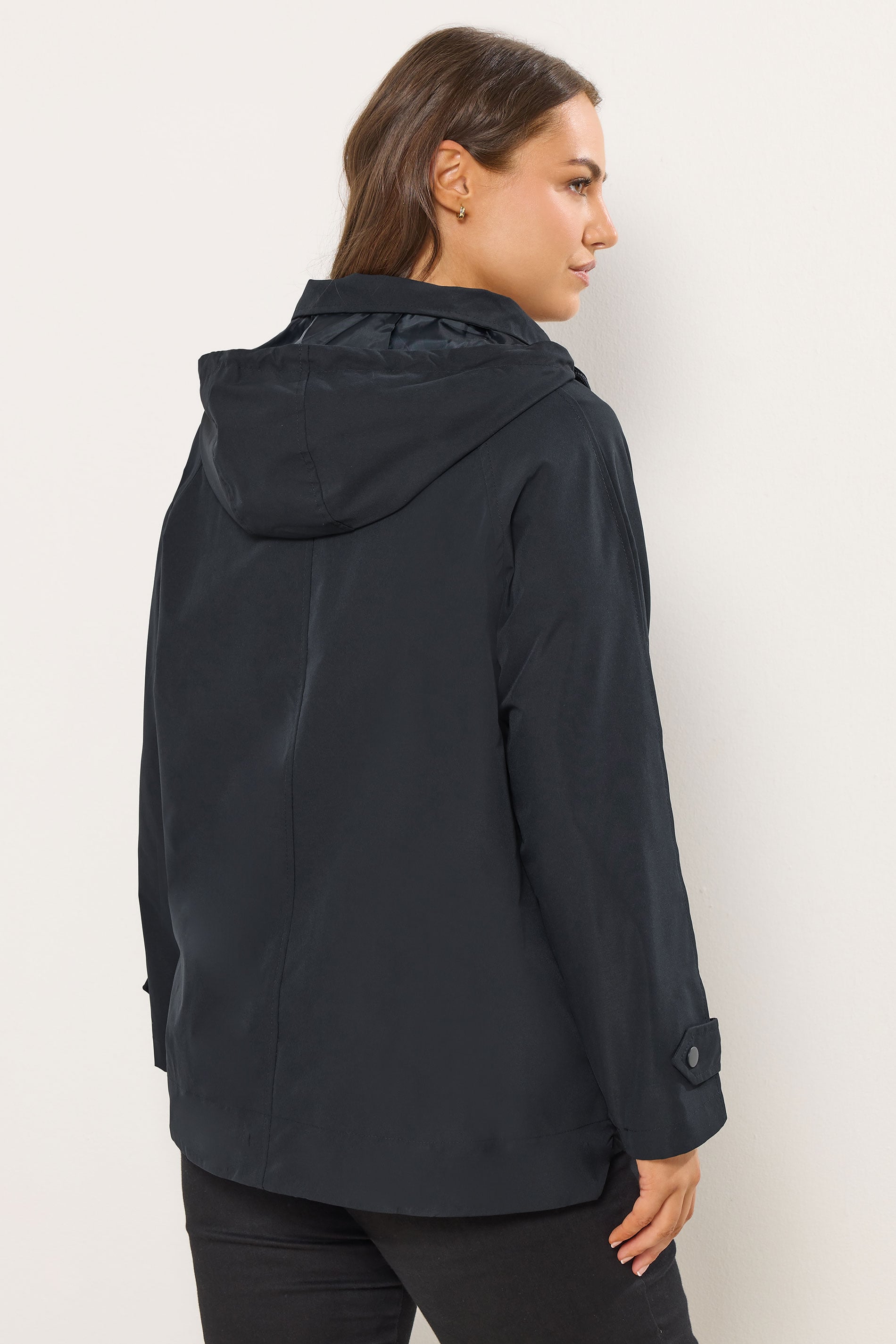 YOURS Plus Size Navy Blue Raglan Lightweight Jacket | Yours Clothing 4