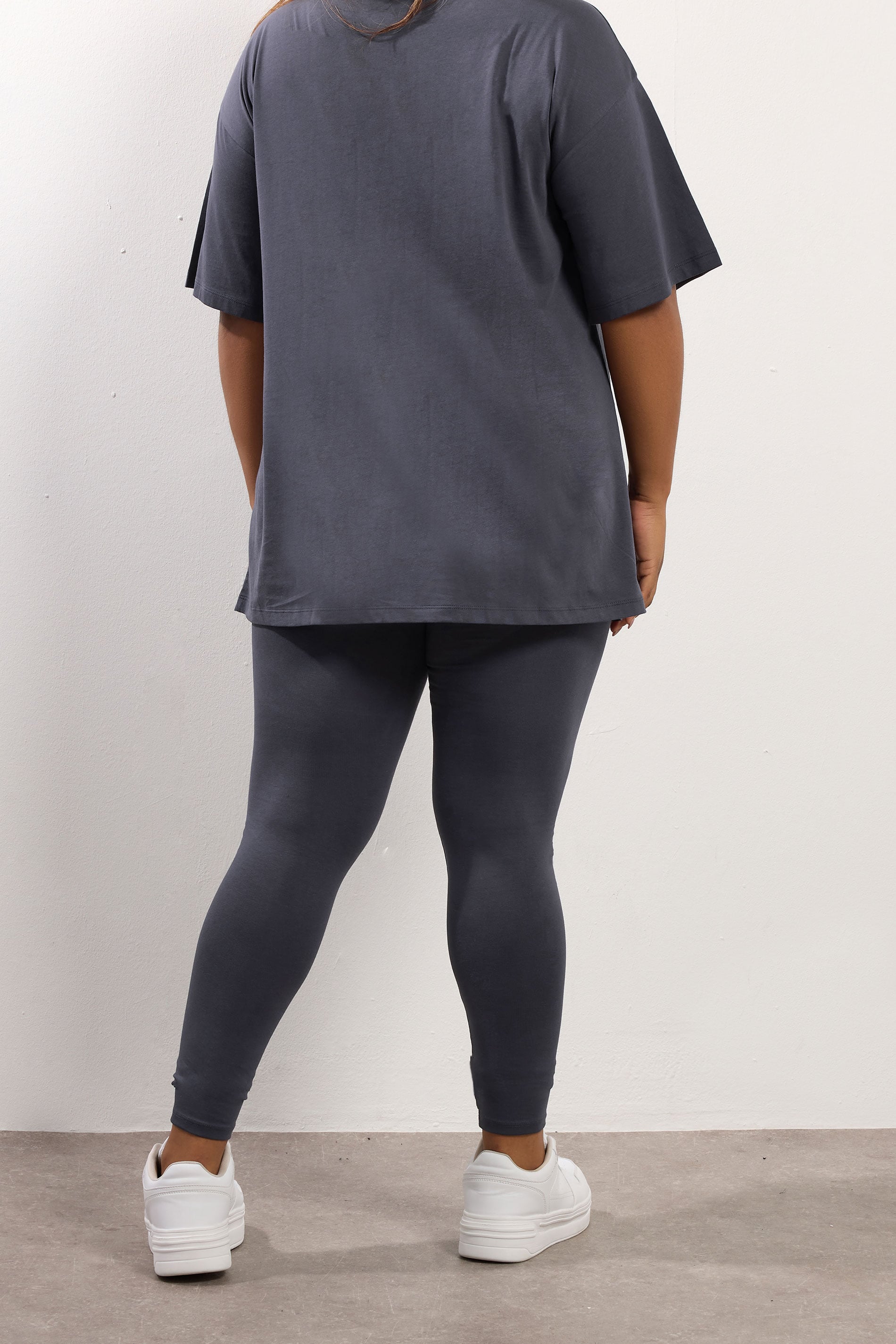 YOURS Plus Size Grey Leggings | Yours Clothing 2