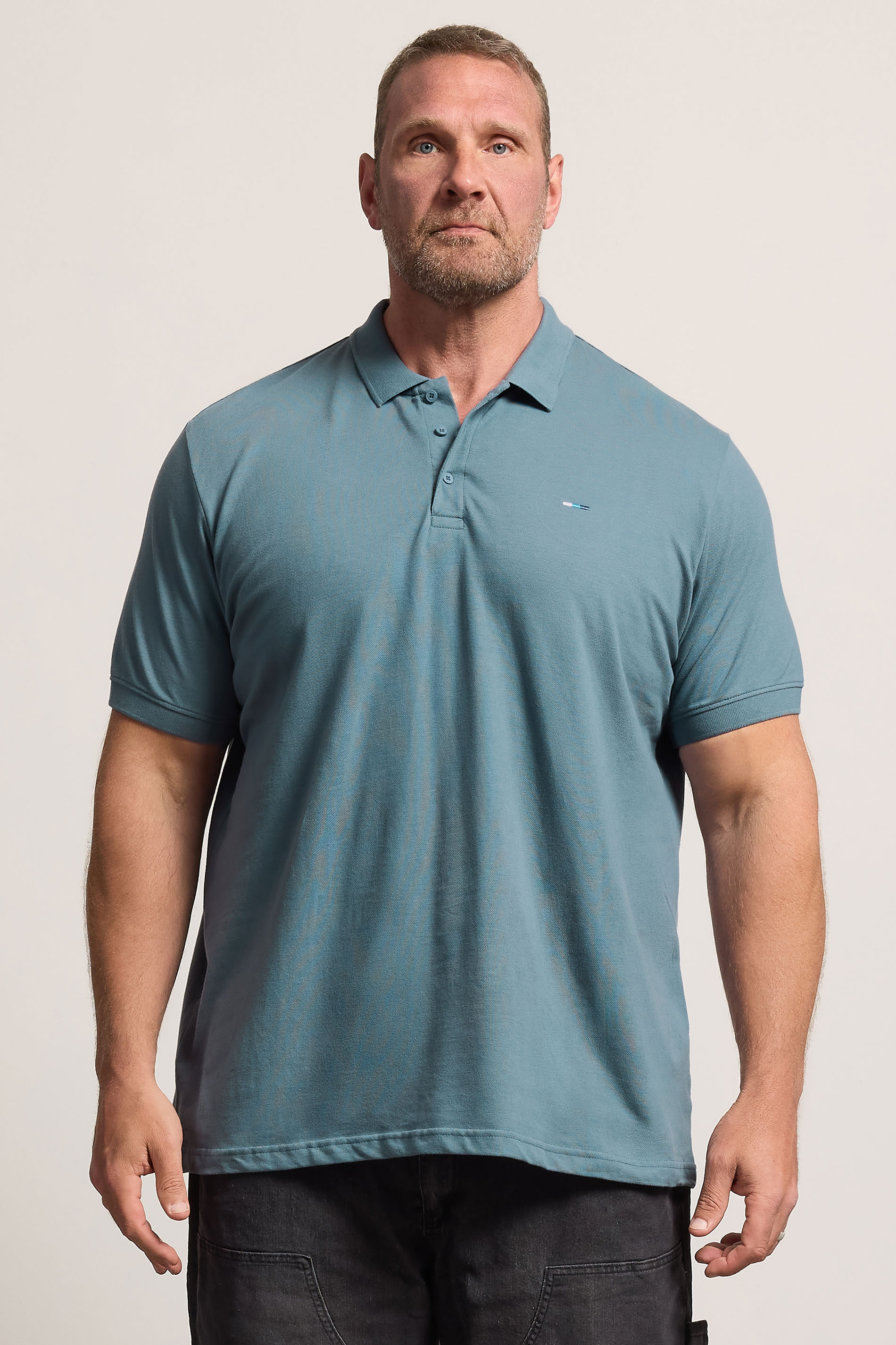 BadRhino Big & Tall Blue Mirage Core Polo Shirt | BadRhino 3