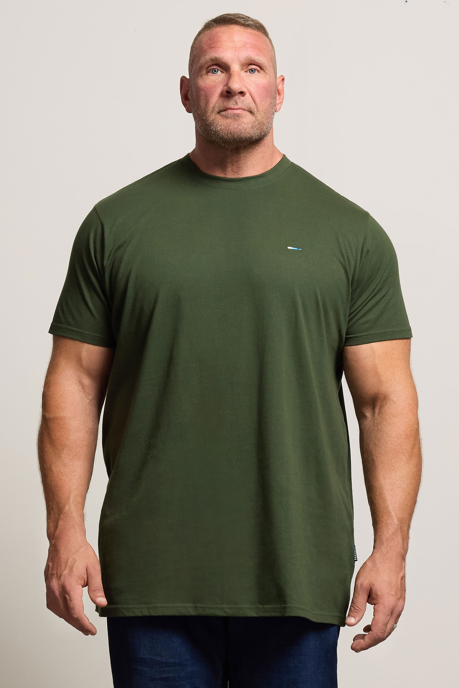 BadRhino Big & Tall Dark Green Extra Long Core T-Shirt | BadRhino 3