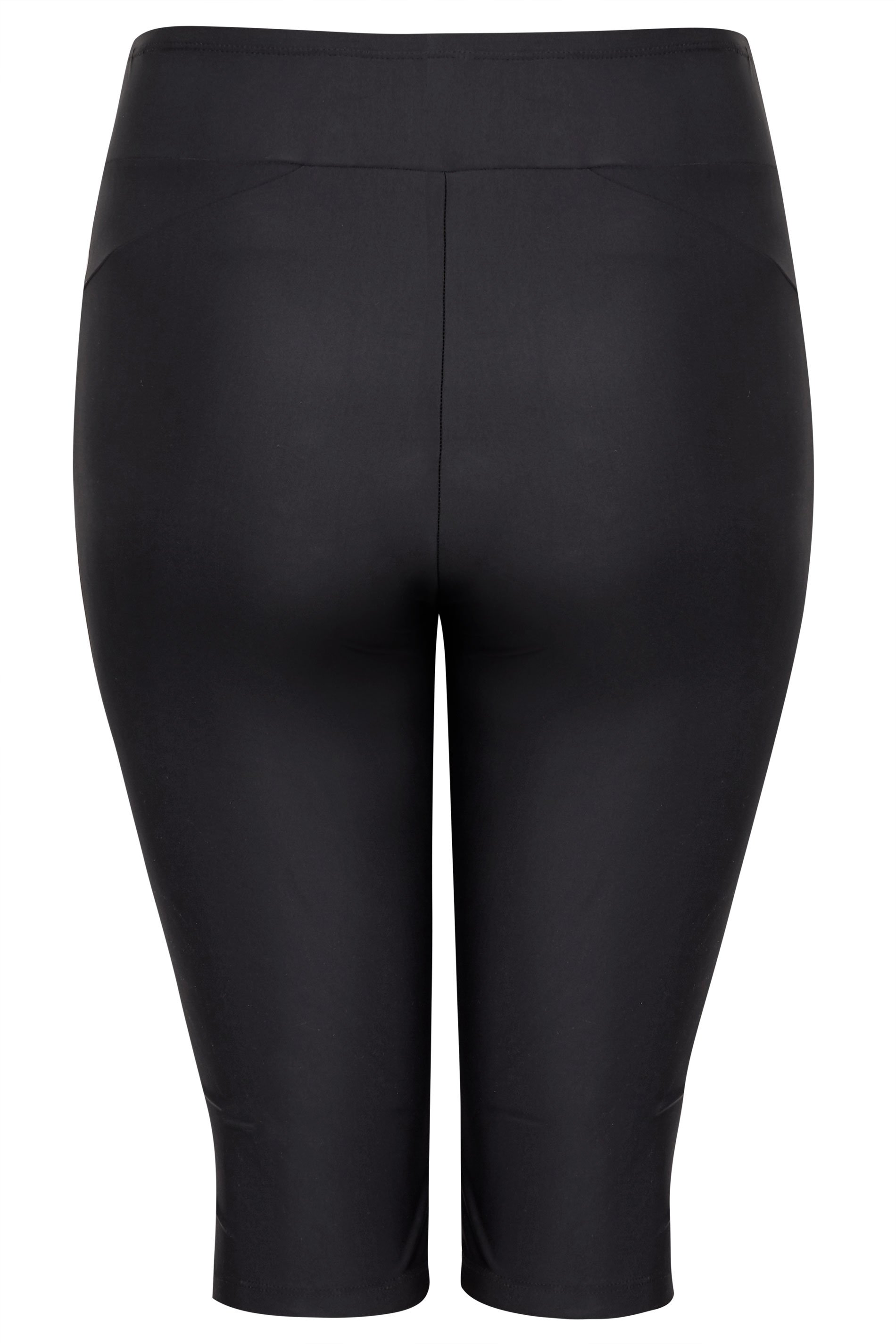 Plus Size Black Long Swim Shorts | Yours Clothing 7