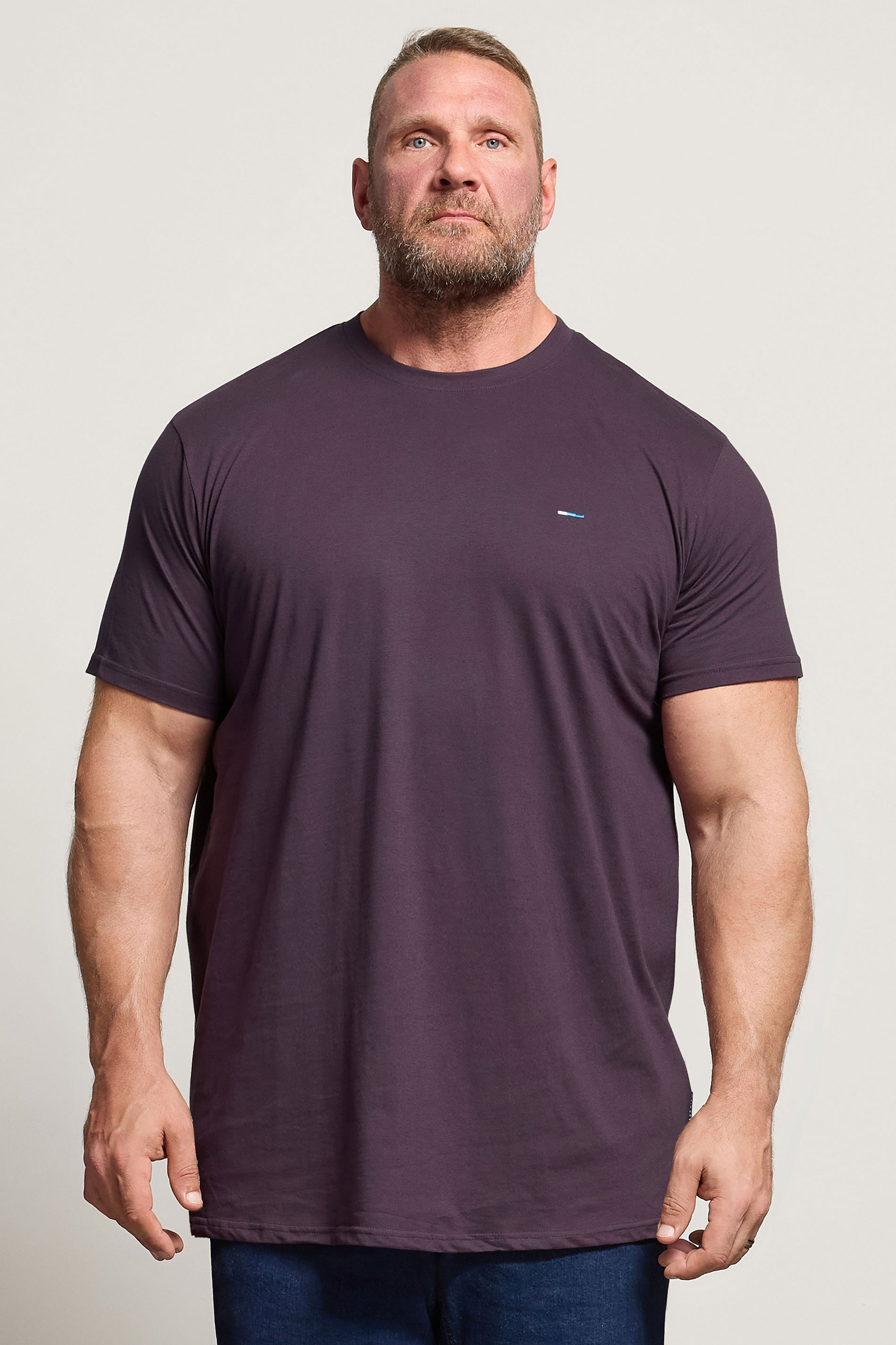 BadRhino Big & Tall Brown/Blue/Red/Green/Purple 5 Pack Core T-Shirts | BadRhino 4