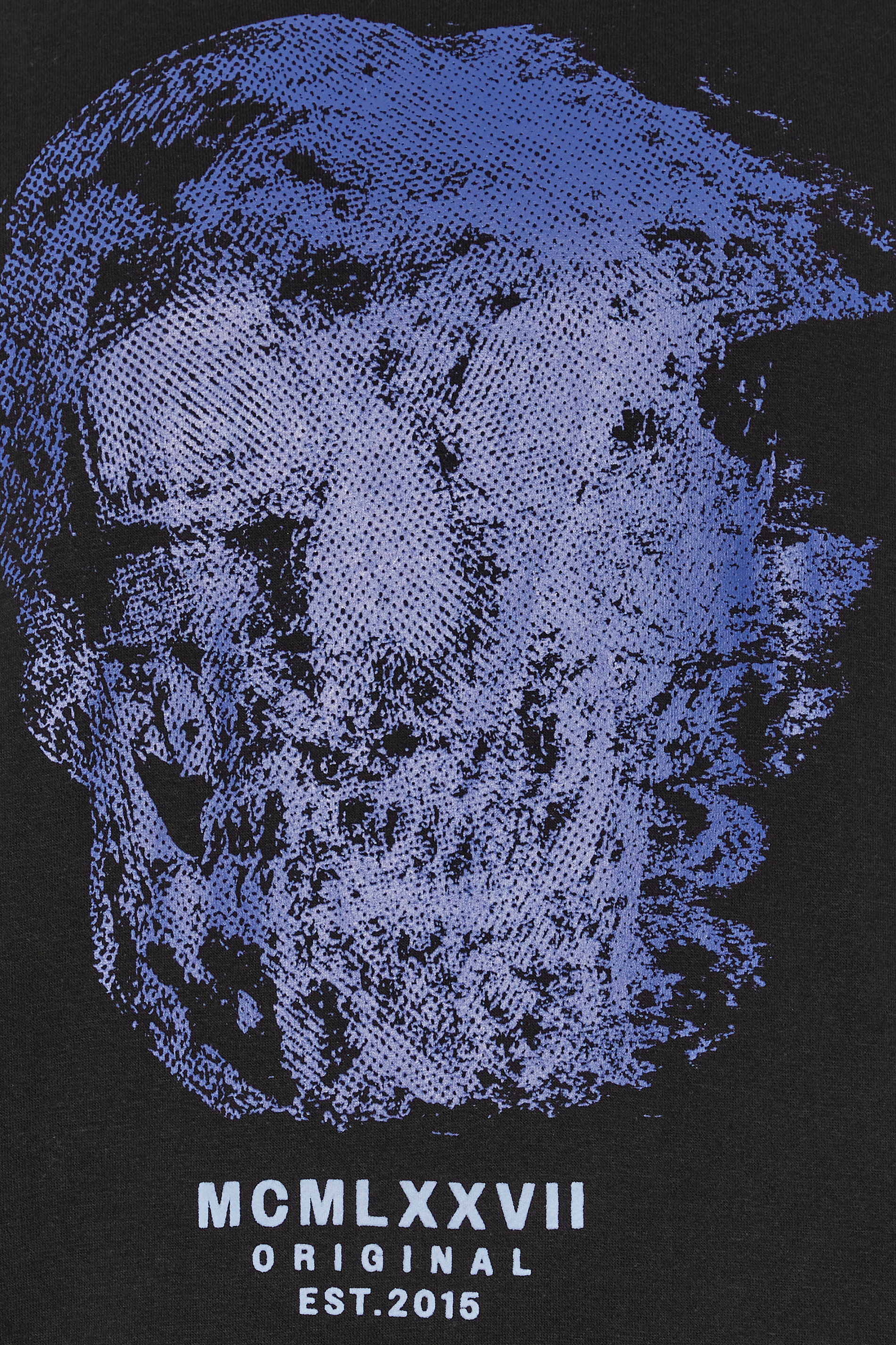 BadRhino Black Abstract Skull Graphic Print Sweatshirt | BadRhino 1