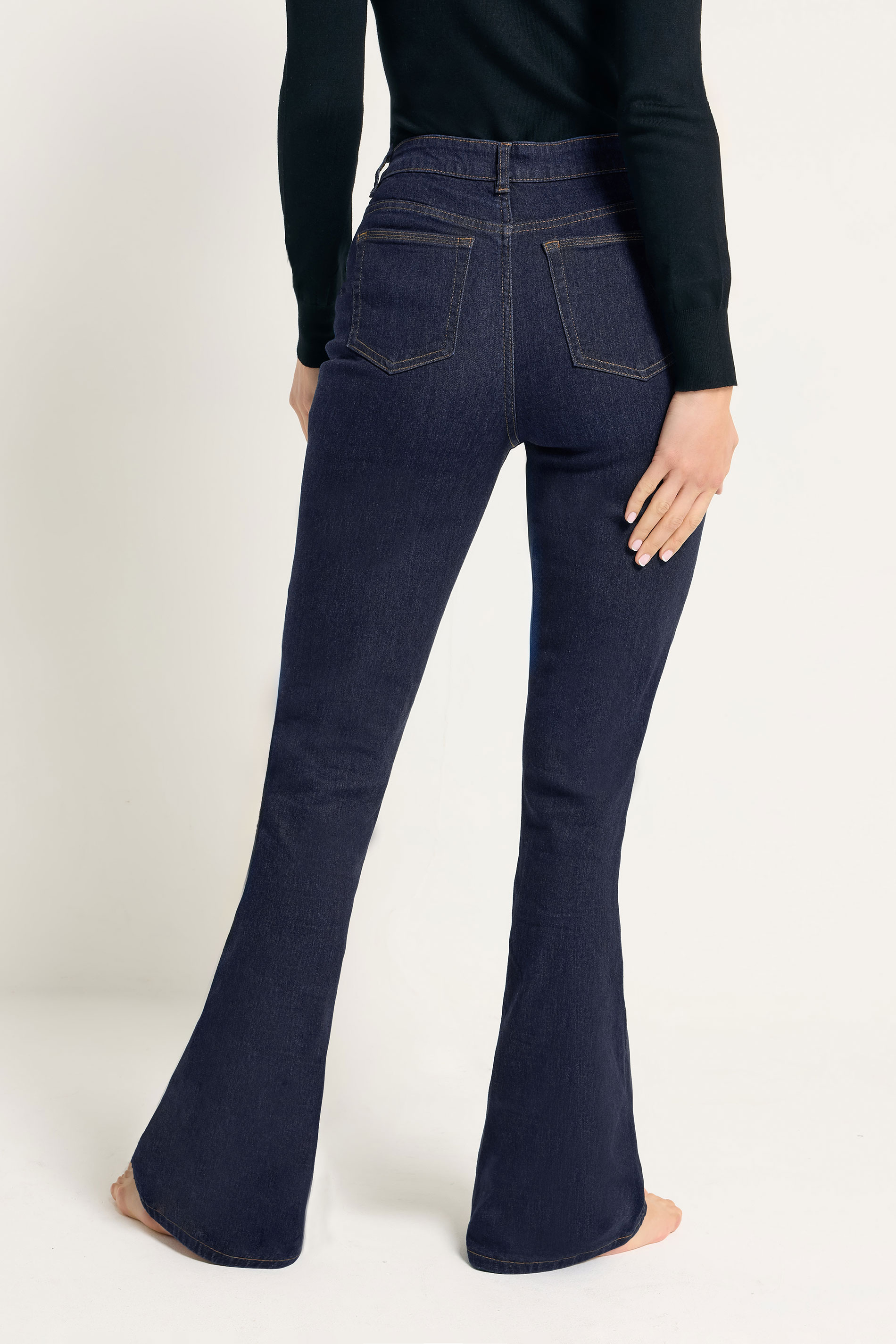 LTS Tall Indigo Blue Denim Bootcut Jeans | Long Tall Sally 2