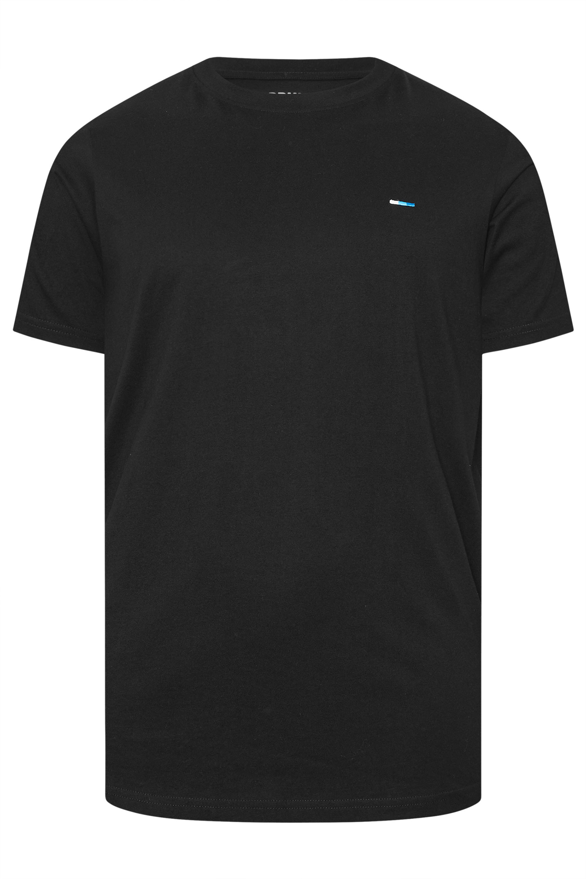 BadRhino Big & Tall 5 PACK Black/Green/Off White/Brown/Blue Extra Long T-Shirts 13