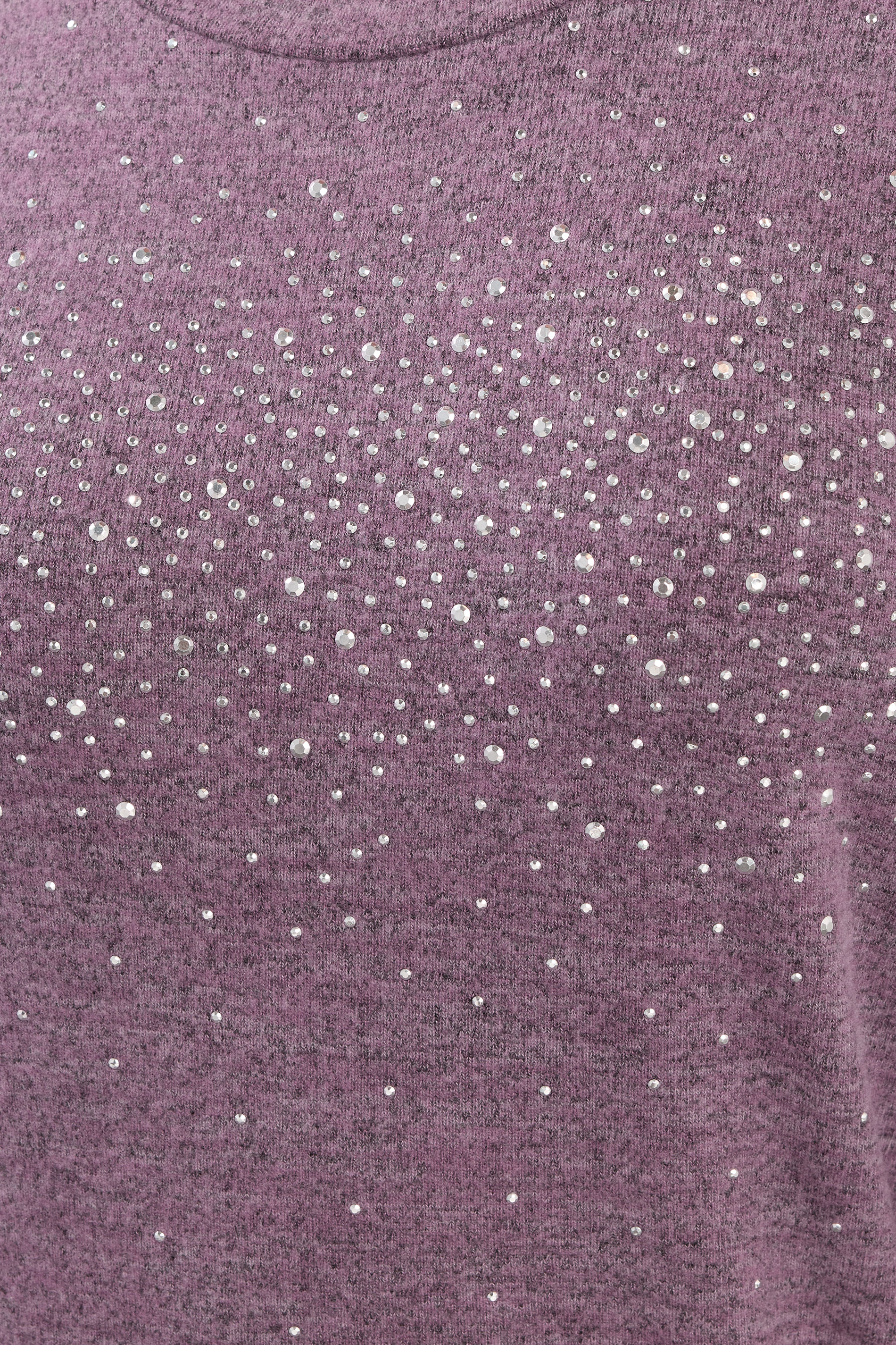 YOURS Plus Size Pink Studded Jumper | Yours Clothing 4