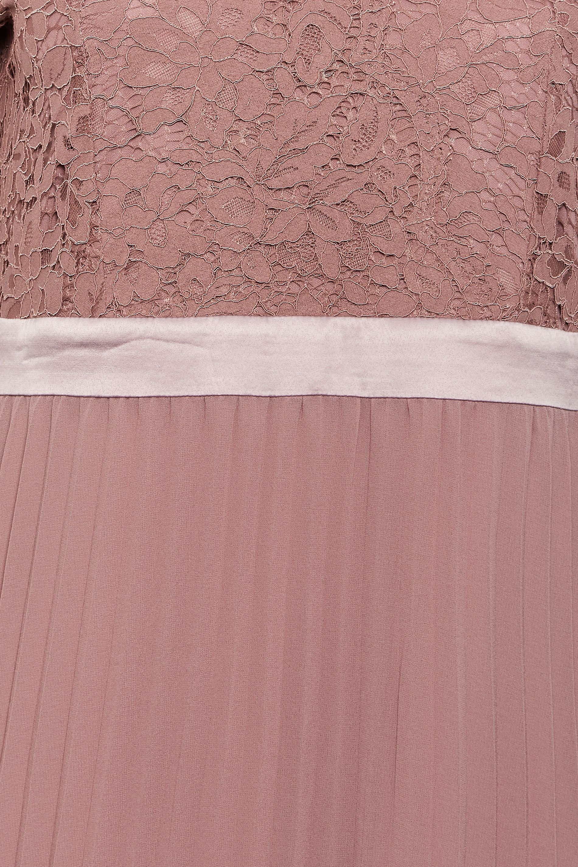 Plus Size YOURS LONDON Curve Blush Pink Lace Pleated Maxi Dress | Yours Clothing  5