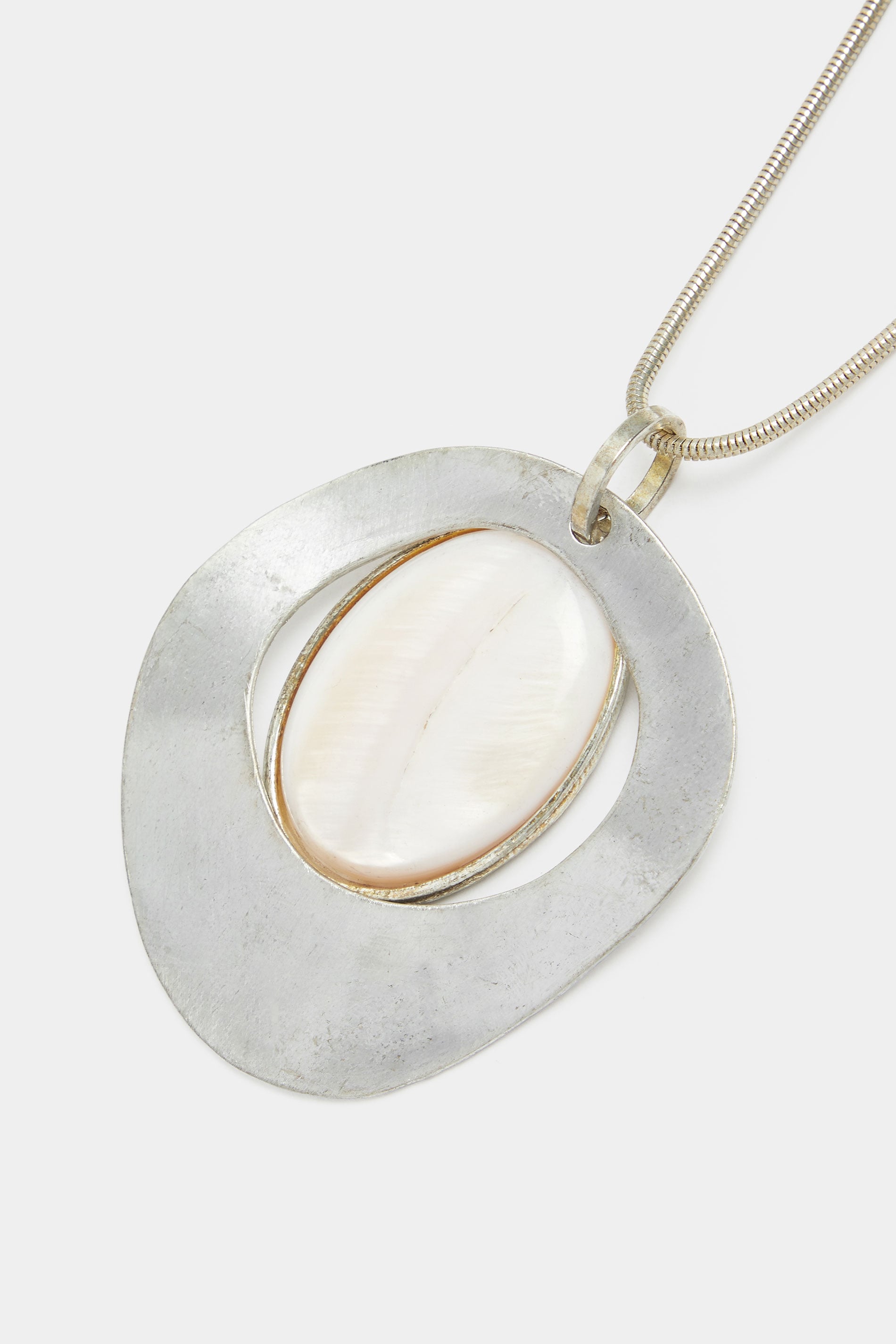 Silver Tone Gemstone Pendant Necklace | Yours Clothing   2