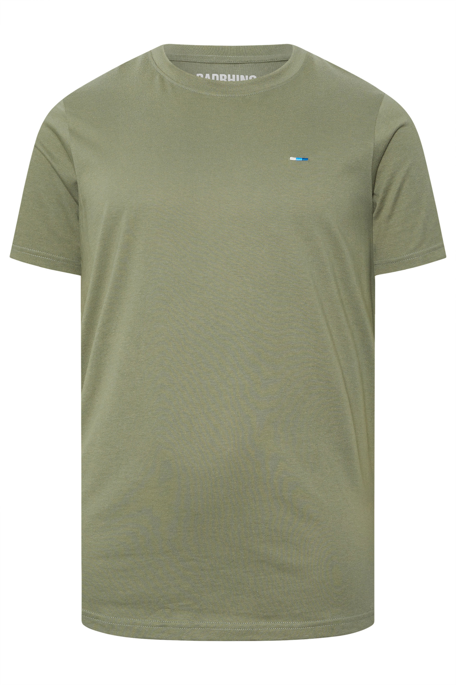 BadRhino Big & Tall 5 PACK Black/Green/Off White/Brown/Blue Extra Long T-Shirts 10