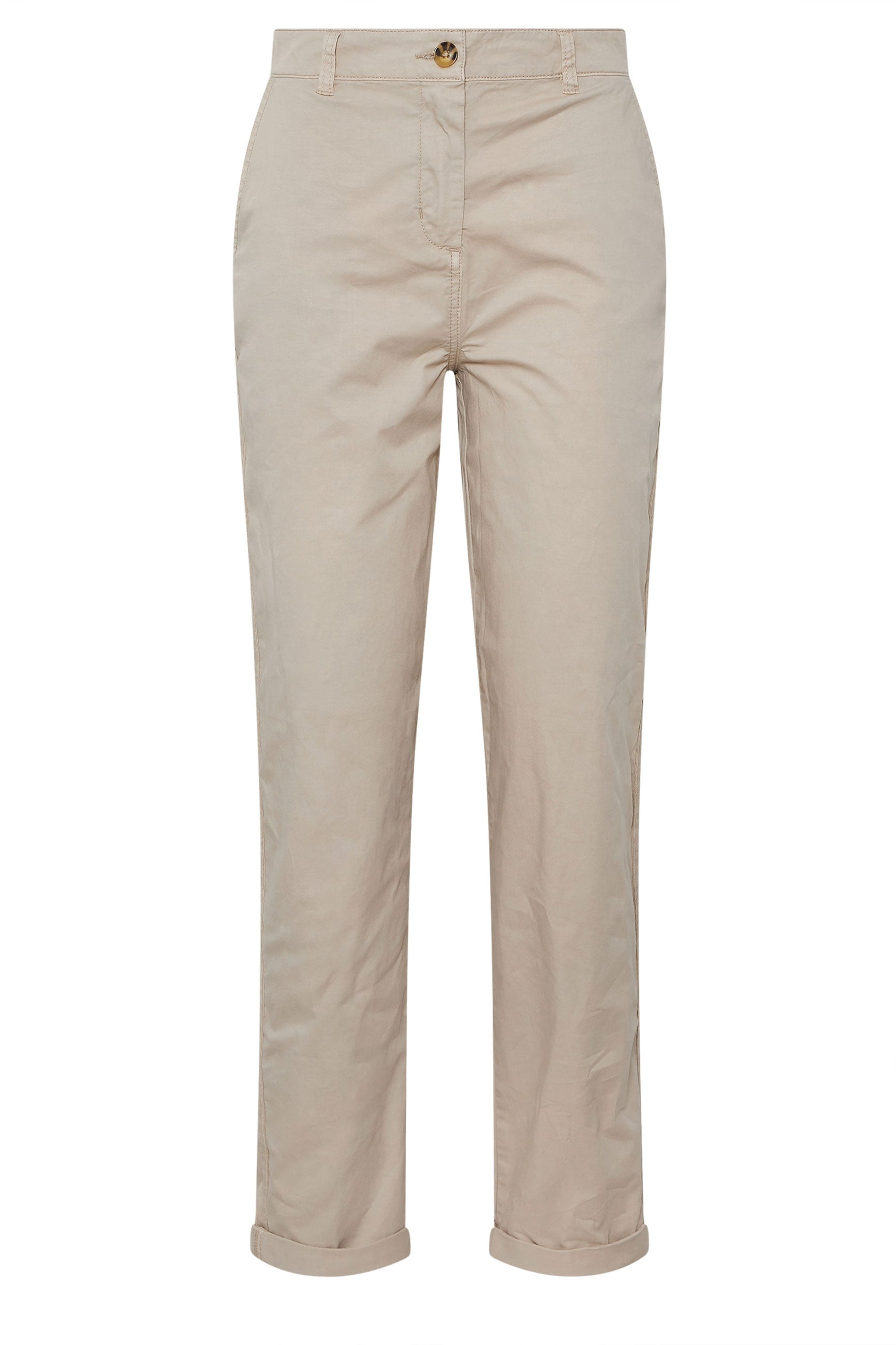 LTS Tall Stone Brown Cotton Straight Leg Chino Jeans | Long Tall Sally 6