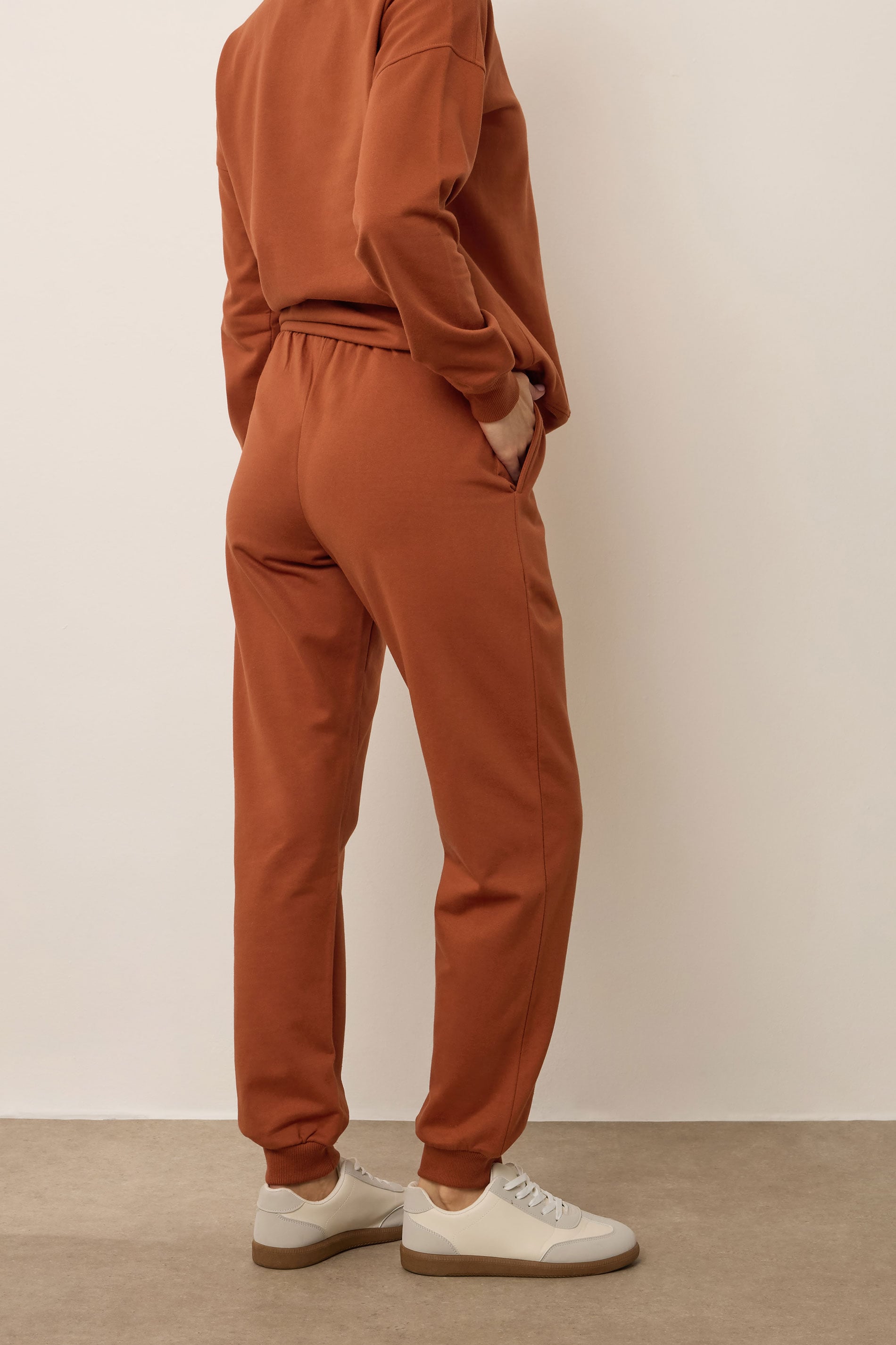 LTS Tall Rust Orange Cuffed Joggers | Long Tall Sally 2