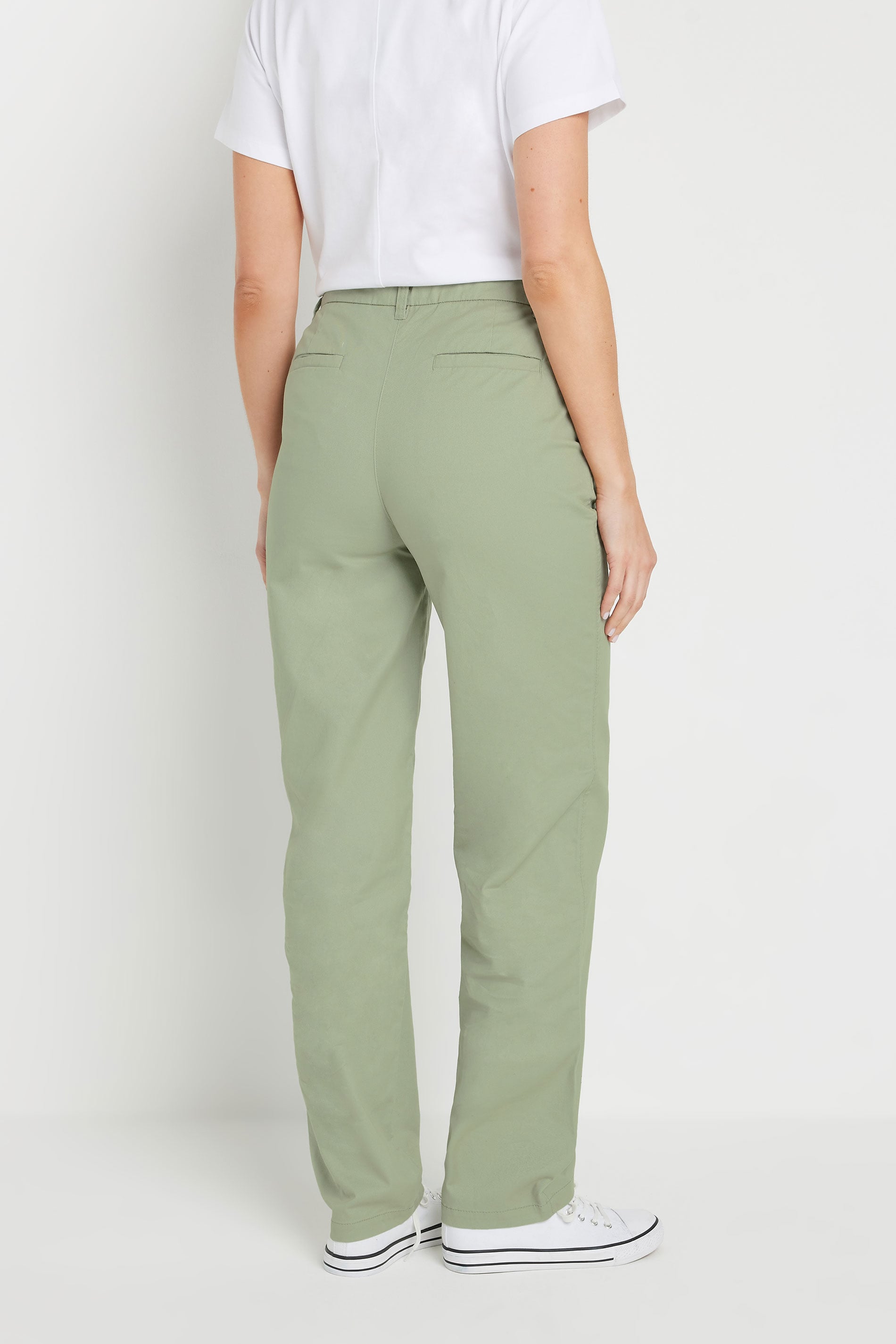 LTS Tall Sage Green Cotton Chino Jeans | Long Tall Sally 2