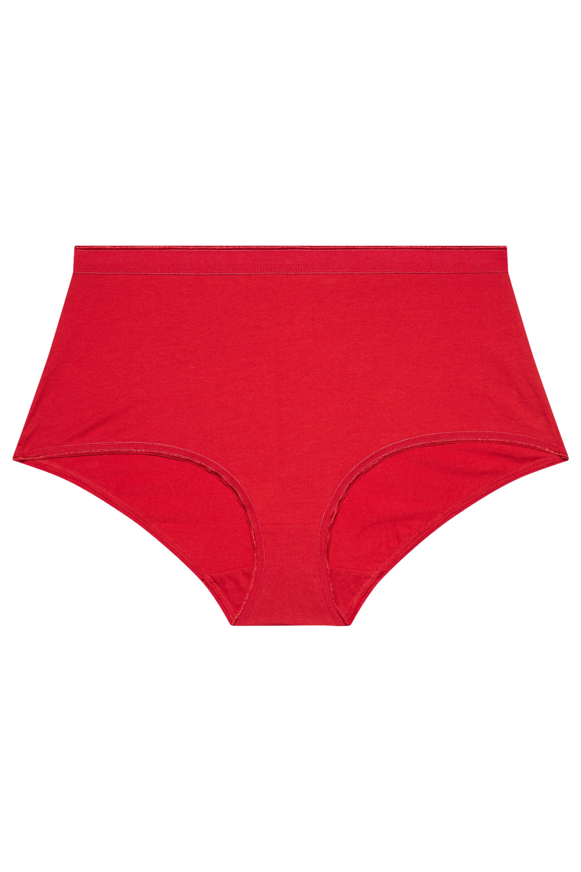 YOURSET 5 PACK Plus Size Red Kiss Print Full Briefs | Yours Clothing 9