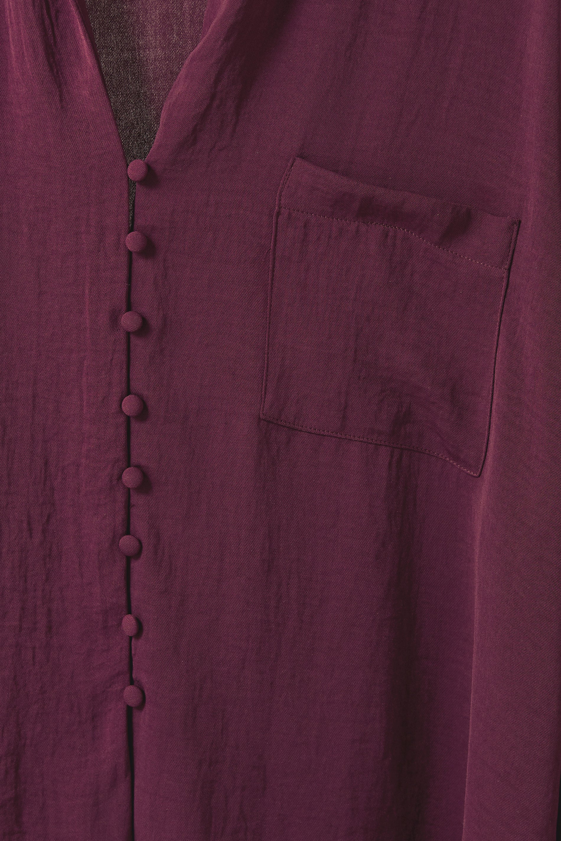 EVANS Plus Size Burgundy Red Dipped Hem Oversized Shirt | Evans 6