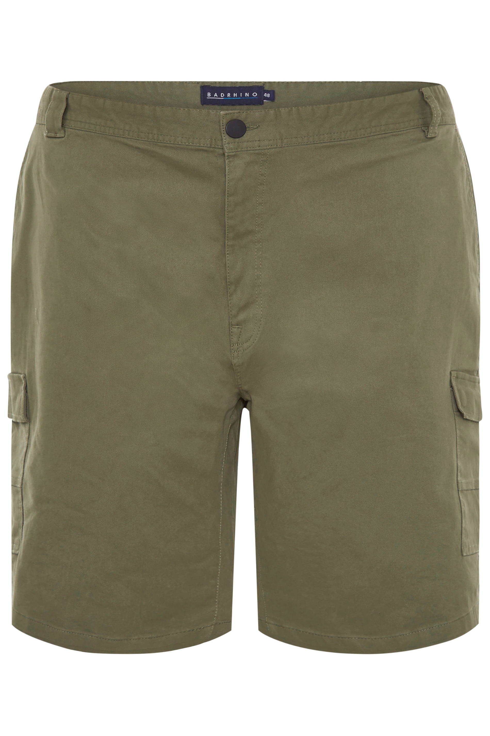BadRhino Khaki Green Stretch Cargo Shorts | BadRhino 7
